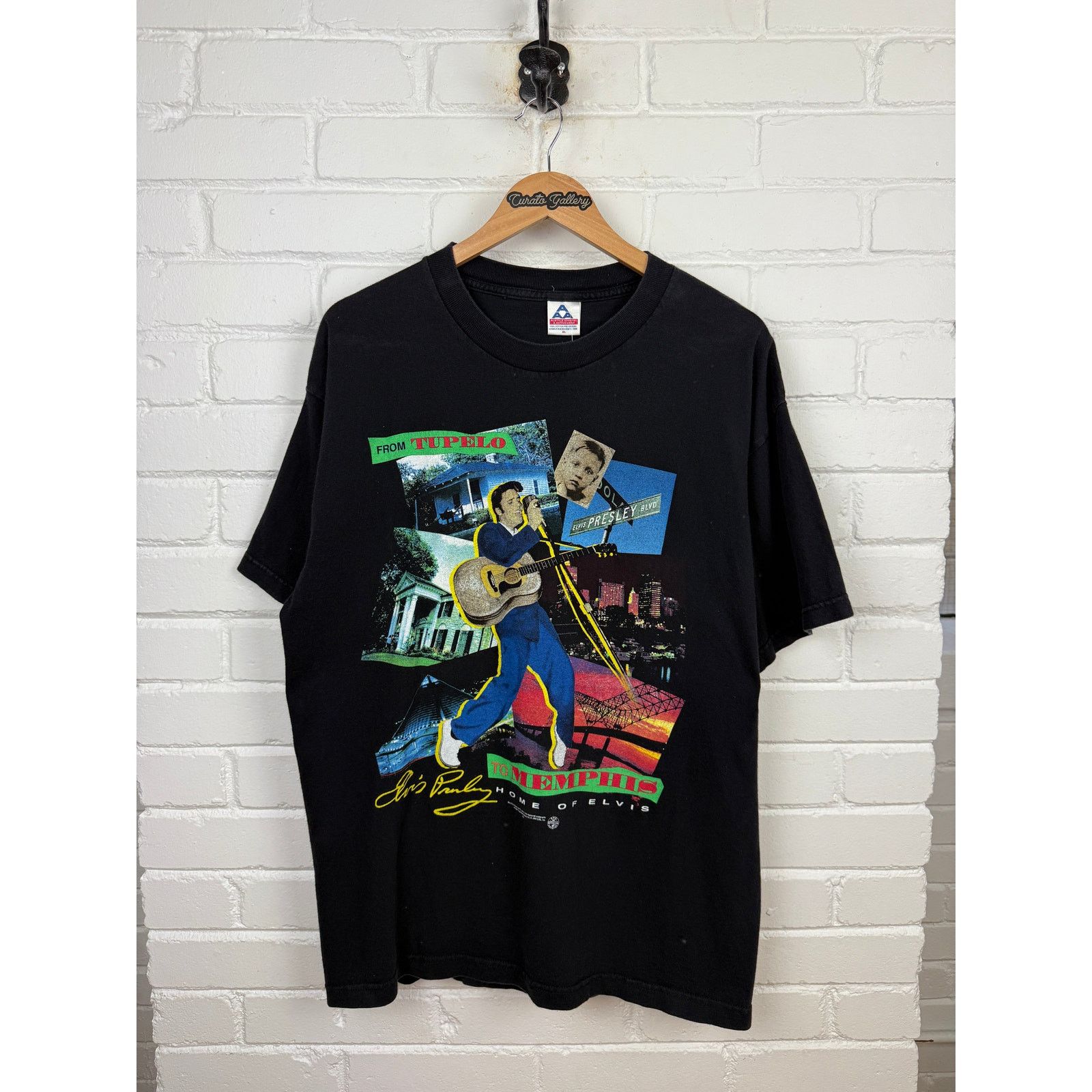 Vintage Vintage 1998 Elvis Presley From Tupelo To Memphis Size XL Size US XL / EU 56 / 4 - 1 Thumbnail