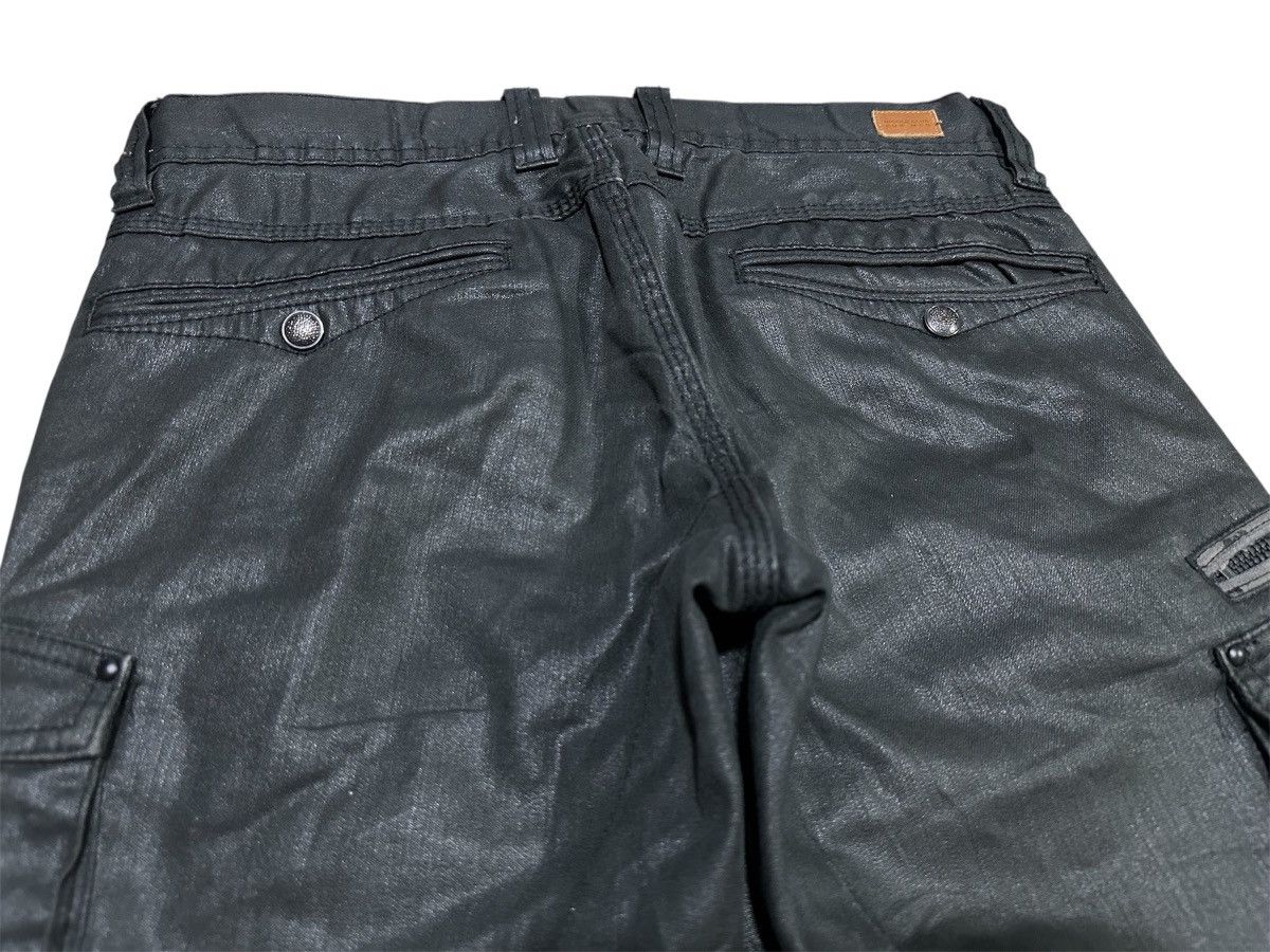 Nicole Club 🔥Y2K Archived Nicole Club For Men Waxed Cargo Pants Goth Size US 30 / EU 46 - 10 Thumbnail
