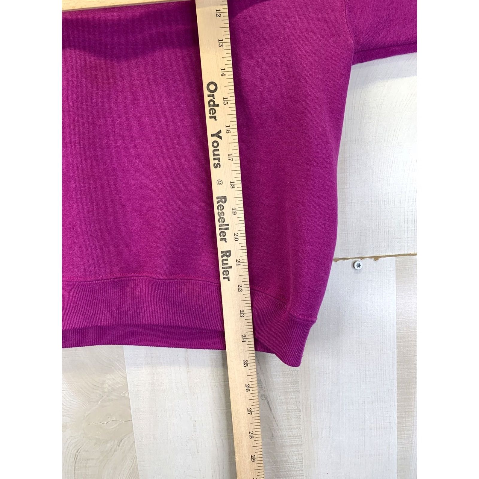 Vintage VINTAGE Chic Sweatshirt Shirt 3/4 Sleeve Purple USA Made Womens L Regular Pullover Crew Neck Size L Size L / US 10 / IT 46 - 3 Thumbnail