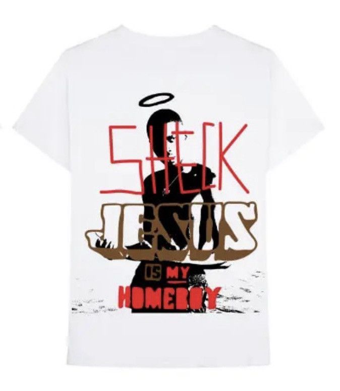 Rap Tees Sheck Wes Sheck Jesus t-shirt Size US L / EU 52-54 / 3 - 3 Thumbnail