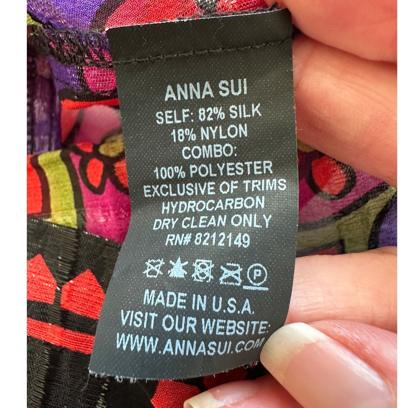 Anna Sui Anna Sui Multi Pink Black Sheer Floral Paisley Kimono M / L Size M / US 6-8 / IT 42-44 - 10 Thumbnail