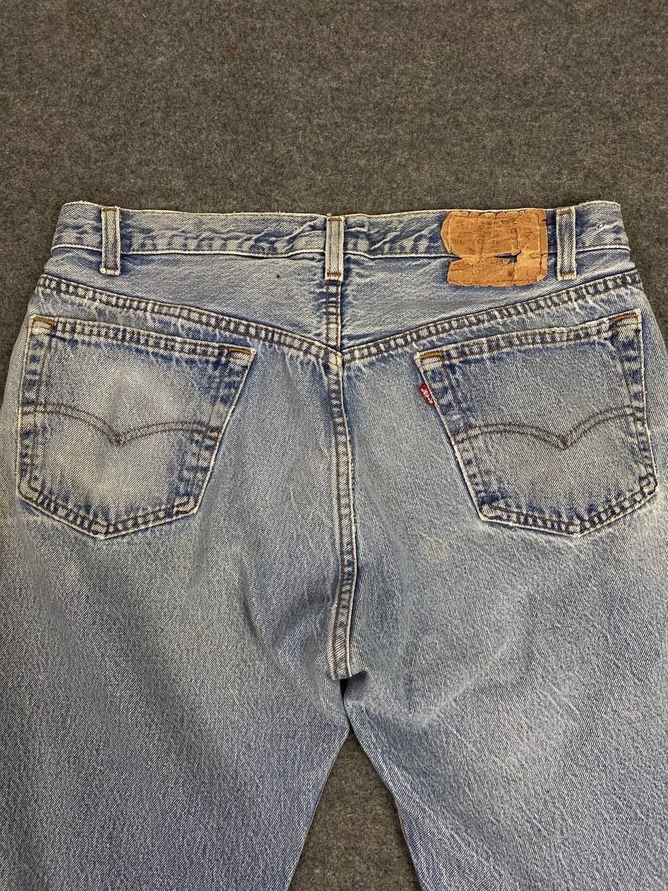 Levi's vintage levis 501 distressed denim nice design Size US 34 / EU 50 - 3 Thumbnail