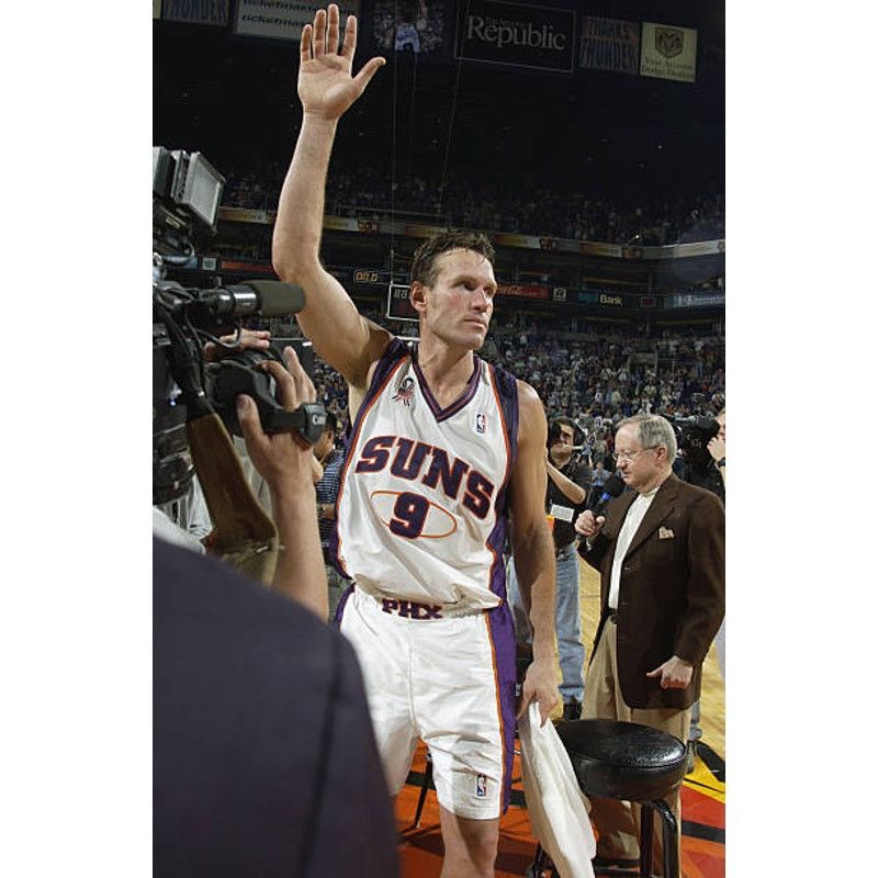 Champion × NBA MAJERLE 9 Phoenix Suns 2001 CHAMPION jersey 44 white NBA vtg Size US XL / EU 56 / 4 - 11 Thumbnail