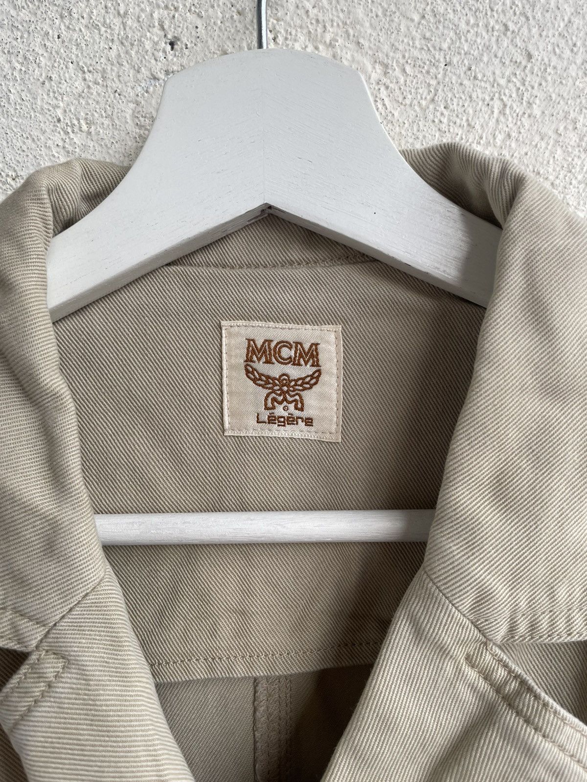 Hysteric Glamour Vintage MCM Beige Embroidered Logo Maison Hysteric Japan Y2K Size L / US 10 / IT 46 - 7 Thumbnail