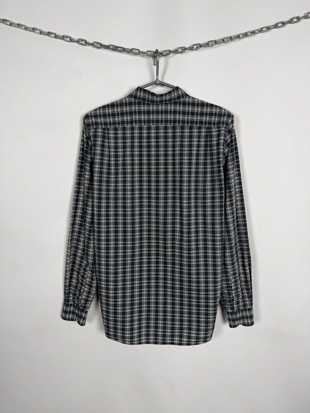Lacoste Lacoste Long Sleeve Plaid Shirt Button Up Slim Fit Size M Size US M / EU 48-50 / 2 - 10 Thumbnail