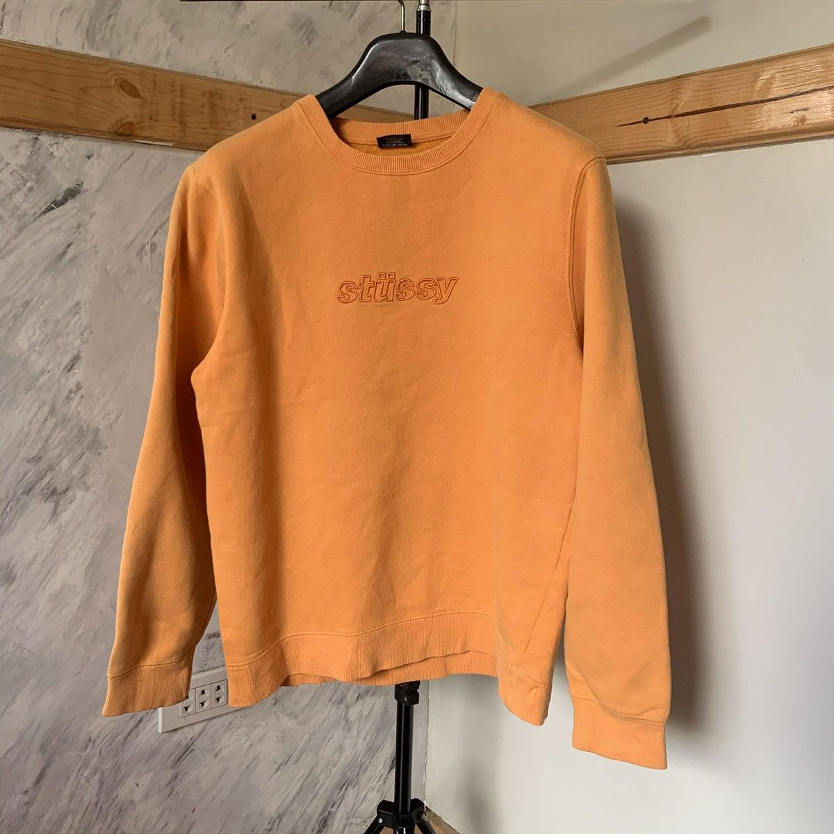 Stussy Orange Stüssy embroidered crewneck sweatshirt Size US M / EU 48-50 / 2 - 1 Thumbnail