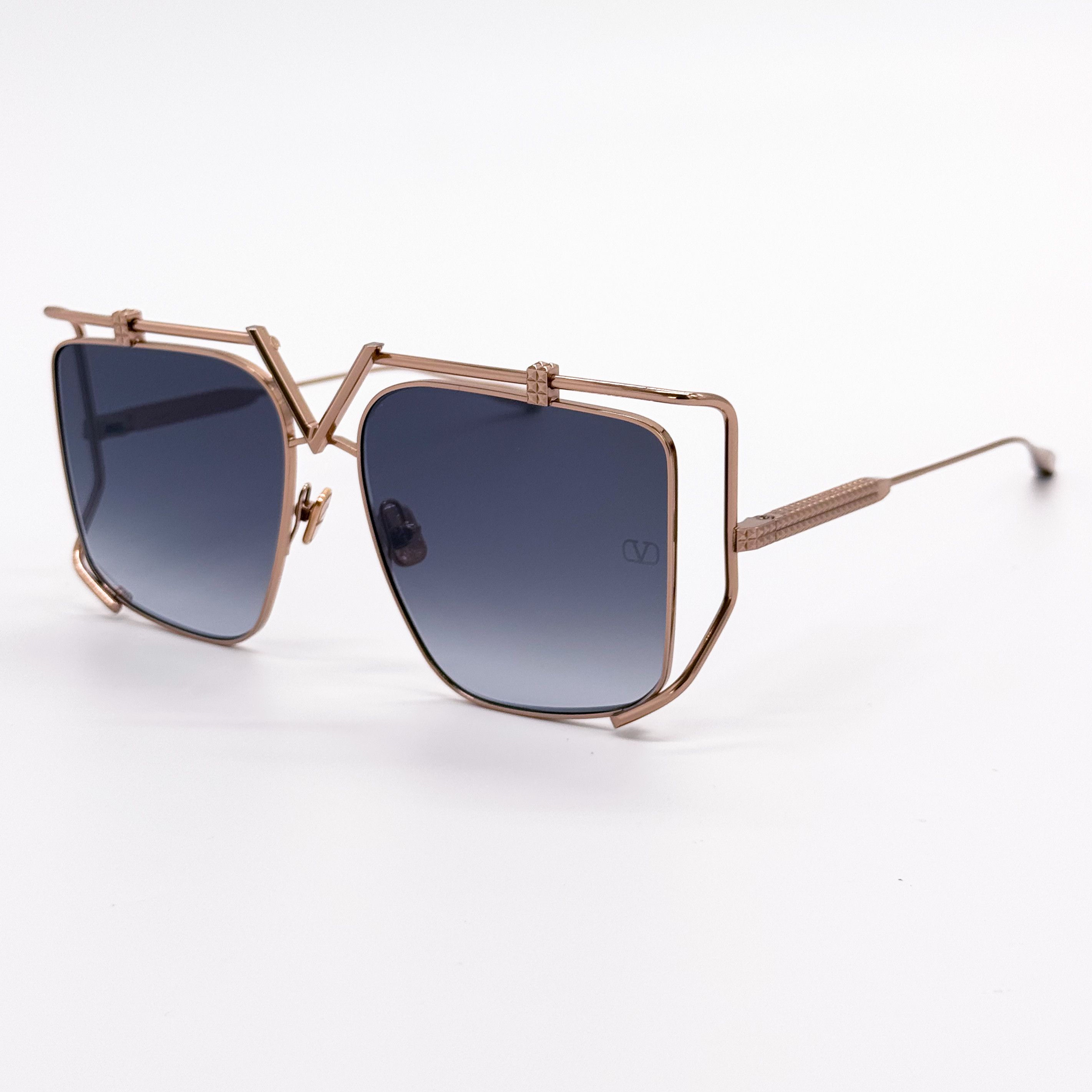 Valentino NEW VALENTINO V-LIGHT VLS-116A GREY TITANIUM SUNGLASSES Size ONE SIZE - 3 Thumbnail
