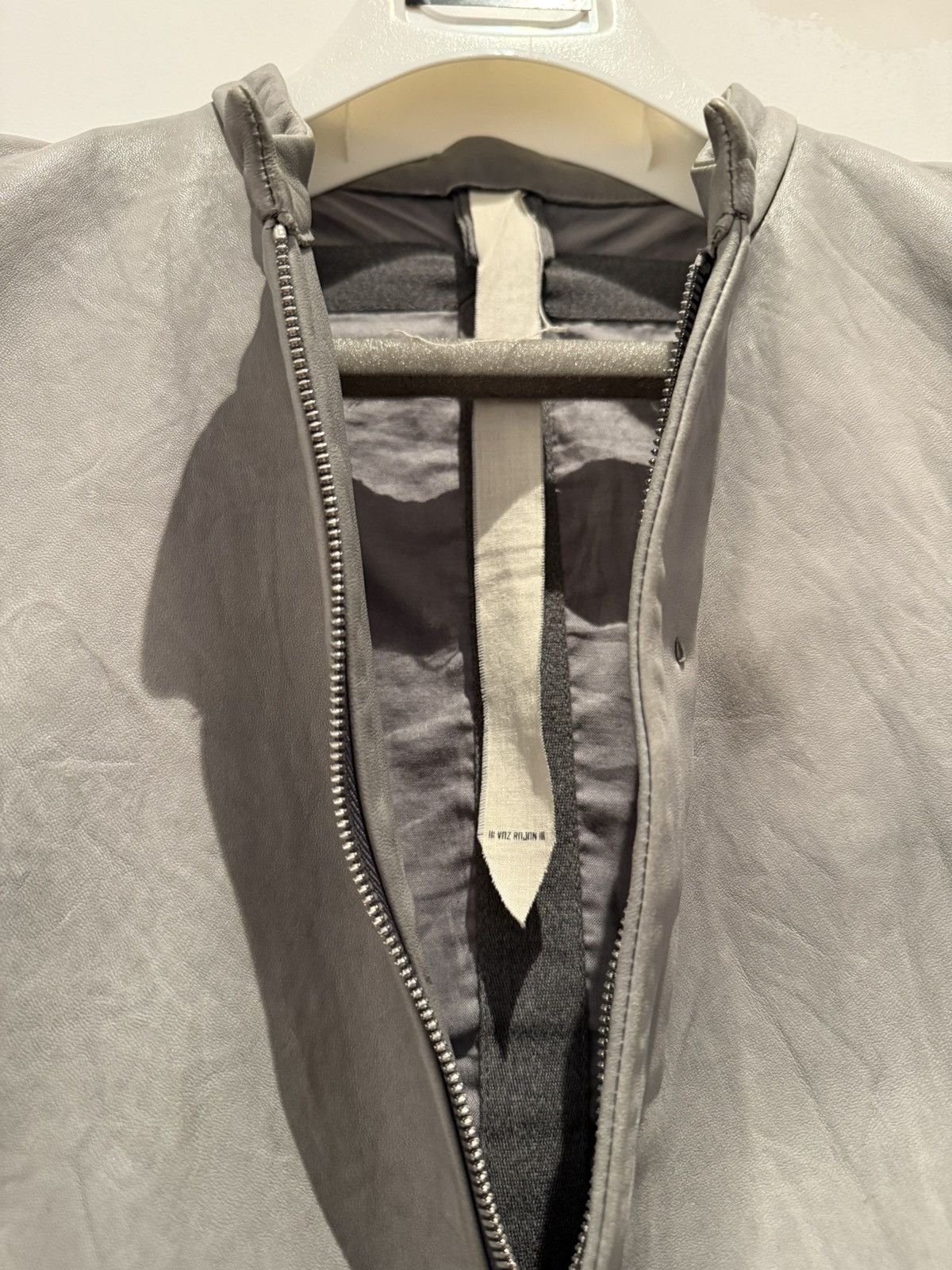 Vaz Rajan Vaz Rajan Minimalist Leather Jacket Size US M / EU 48-50 / 2 - 2 Thumbnail