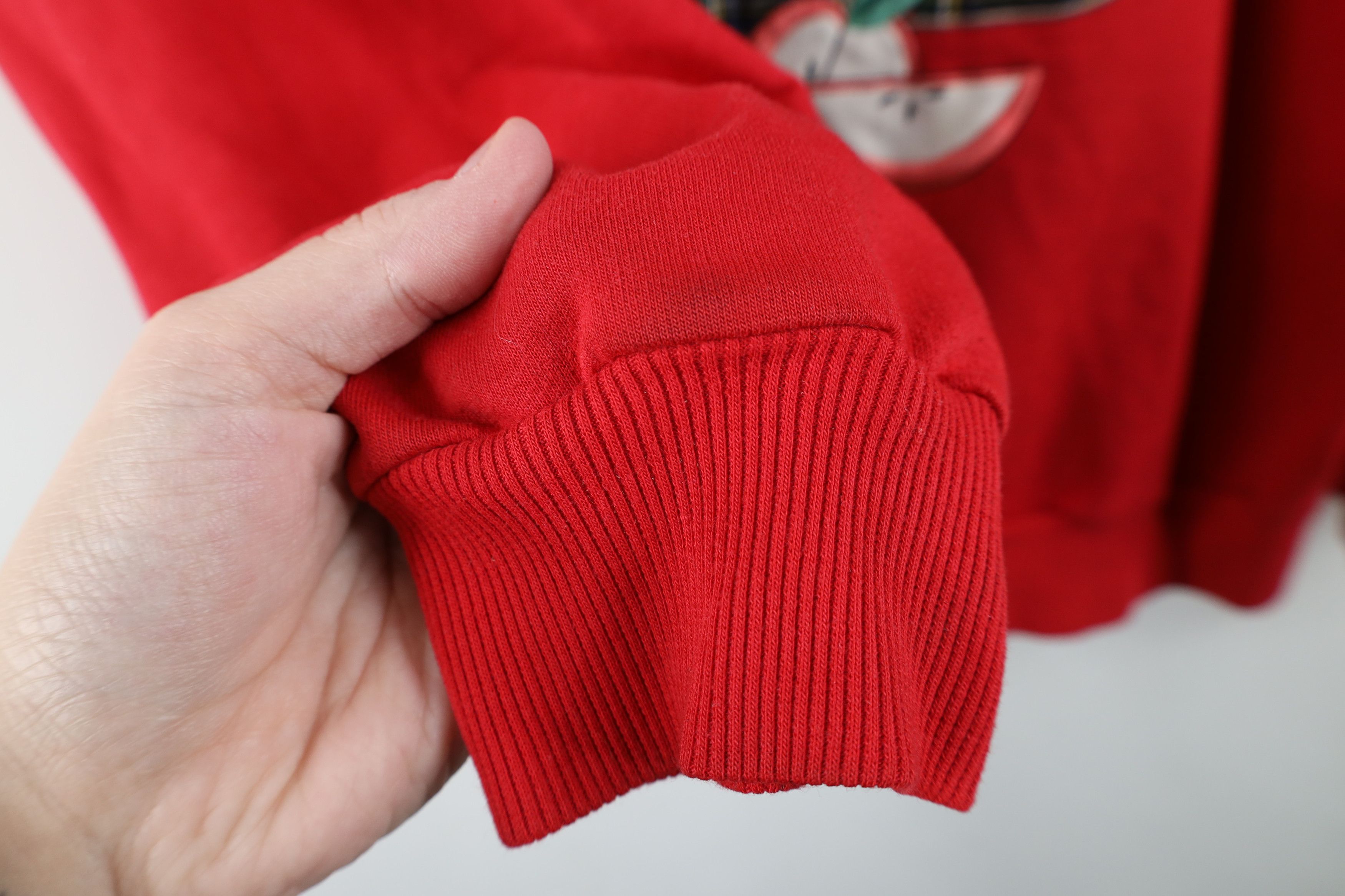 Vintage Vintage 90s Country Cat Kitten Collared Pullover Sweatshirt Size L / US 10 / IT 46 - 10 Thumbnail