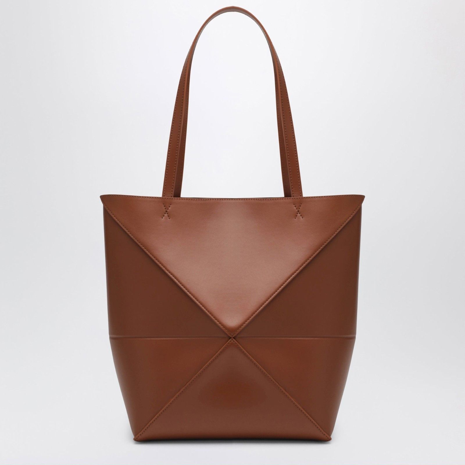 Loewe LOEWE $2350 Puzzle Fold Medium Shiny Calfskin Tote Bag New & Size ONE SIZE - 3 Thumbnail