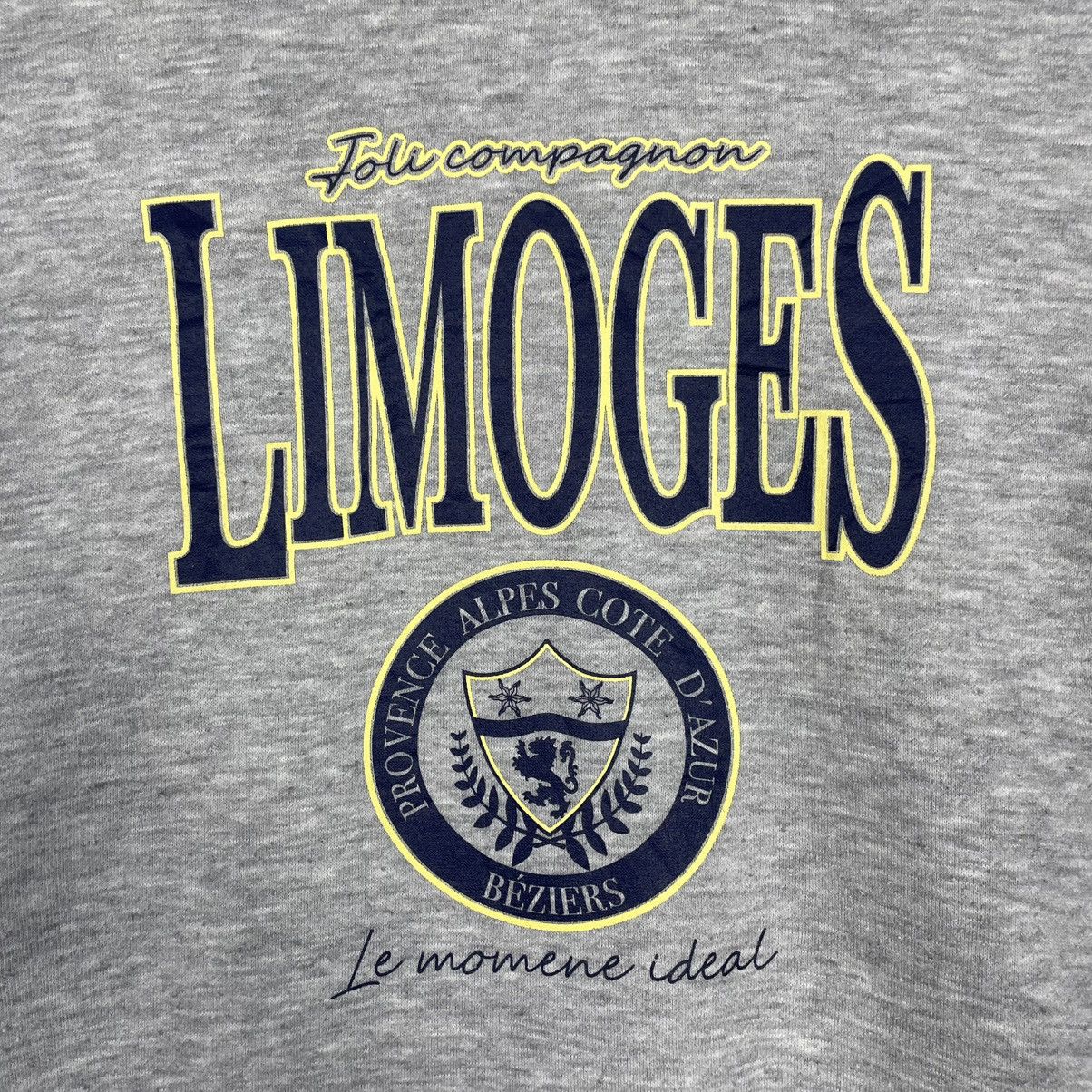 Japanese Brand Japanese Brand Limoges Big Logo Sweatshirt Size US M / EU 48-50 / 2 - 7 Thumbnail