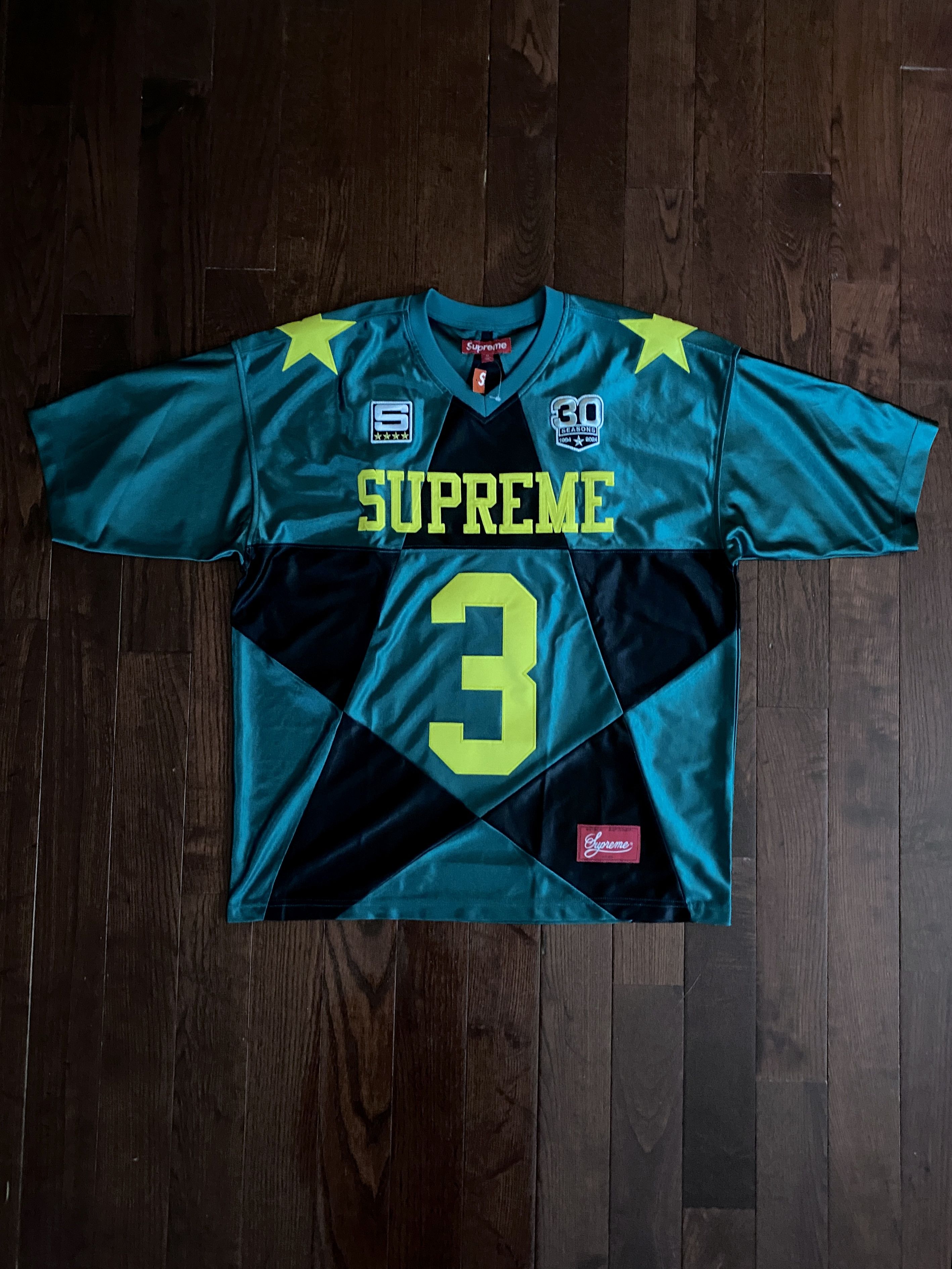 Supreme Star Football Jersey FW24 Size US M / EU 48-50 / 2 - 1 Thumbnail