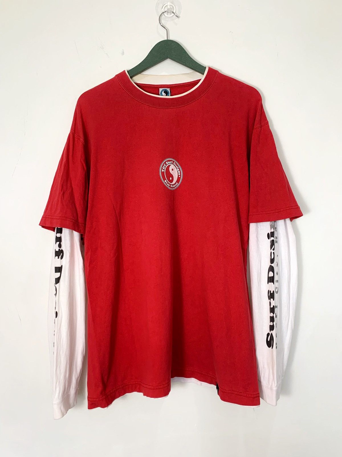 Vintage vintage T&C surf double layer longsleeve Size US XL / EU 56 / 4 - 3 Thumbnail