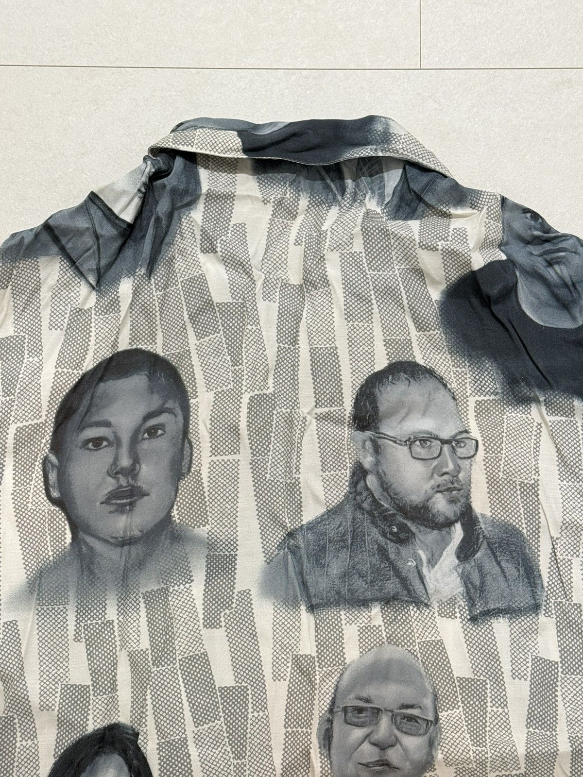 Lanvin LANVIN Printed Portrait Shirt Size US L / EU 52-54 / 3 - 6 Thumbnail