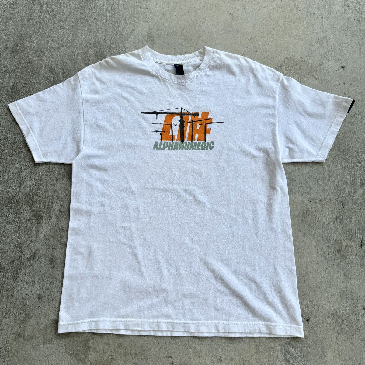 Alphanumeric Alphanumeric skateboards L/XL old skate tee Size US L / EU 52-54 / 3 - 2 Thumbnail