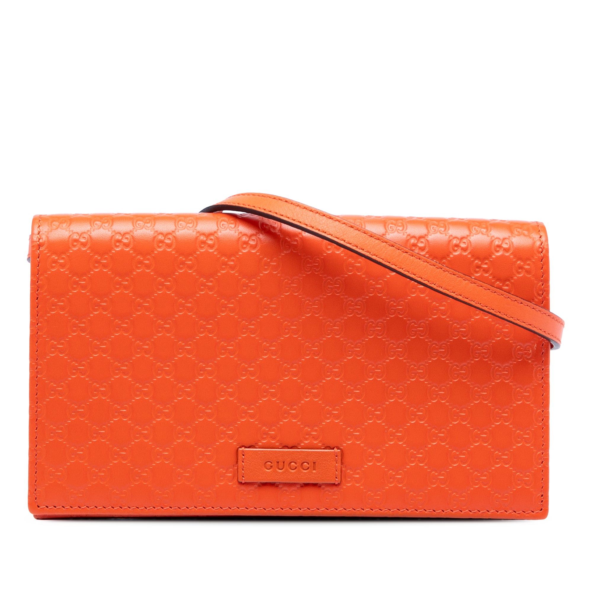 Gucci Microguccissima Wallet on Strap Size ONE SIZE - 1 Thumbnail