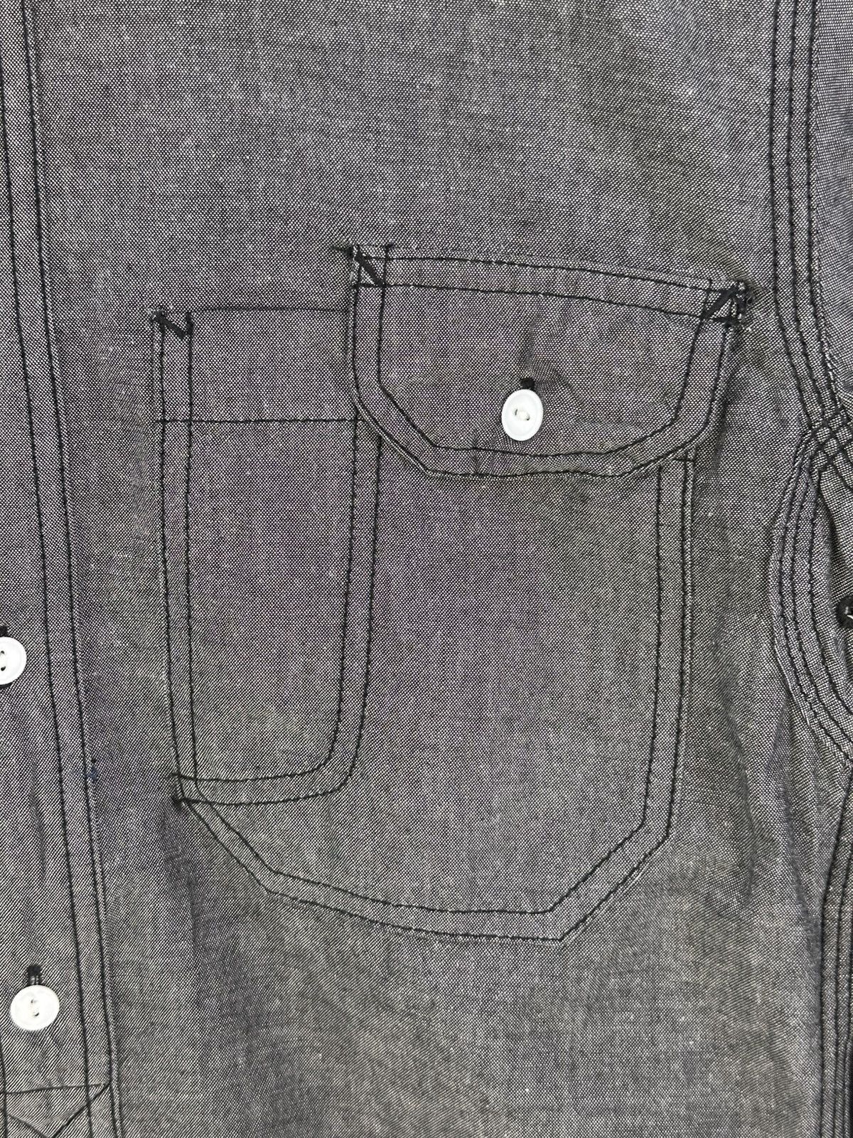 Beams Japan Beams Workwear Dungaree Shirt Button Up Size US M / EU 48-50 / 2 - 8 Thumbnail