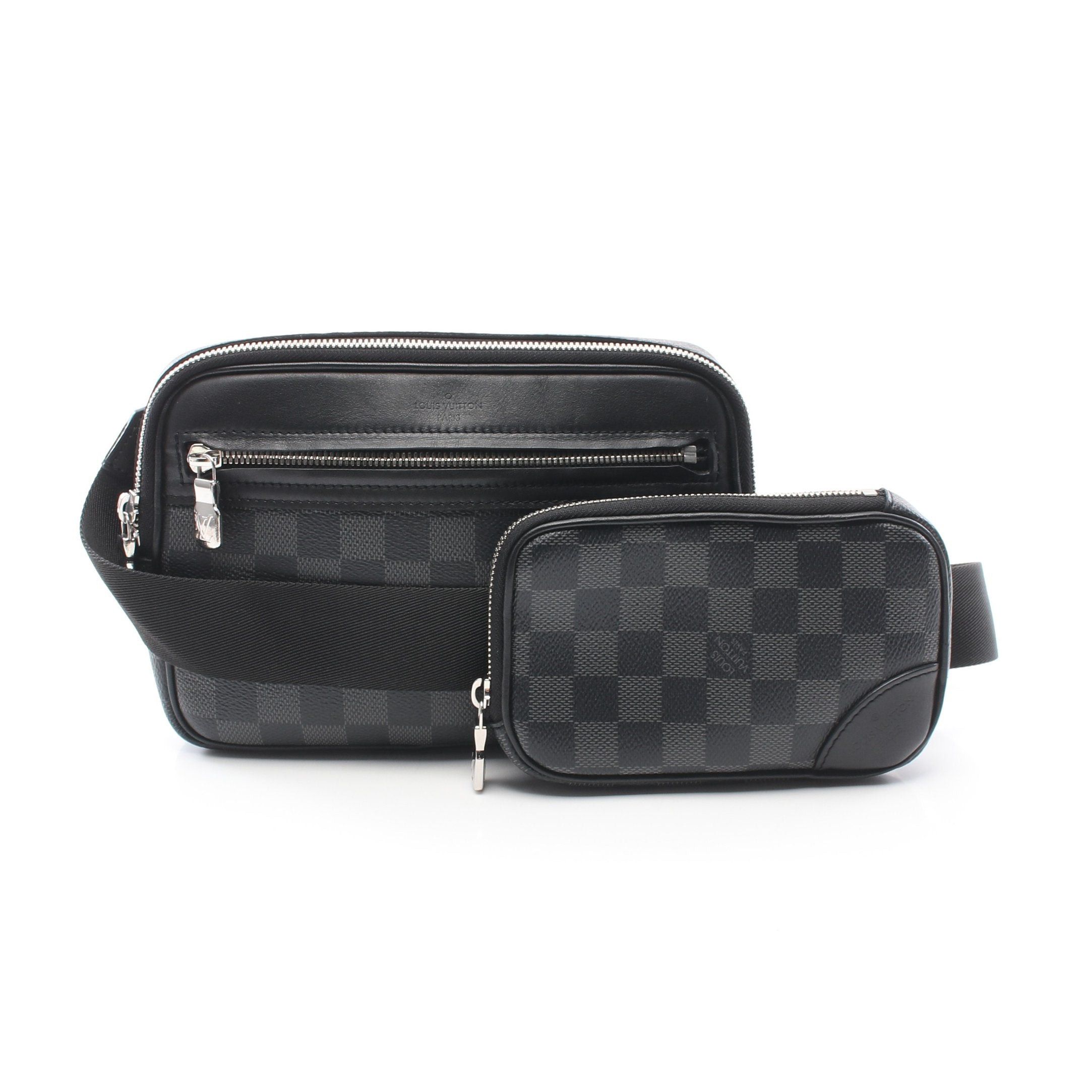 Louis Vuitton Louis Vuitton Scott Messenger Damier Graphite Shoulder Bag Leather Black Size ONE SIZE - 1 Thumbnail