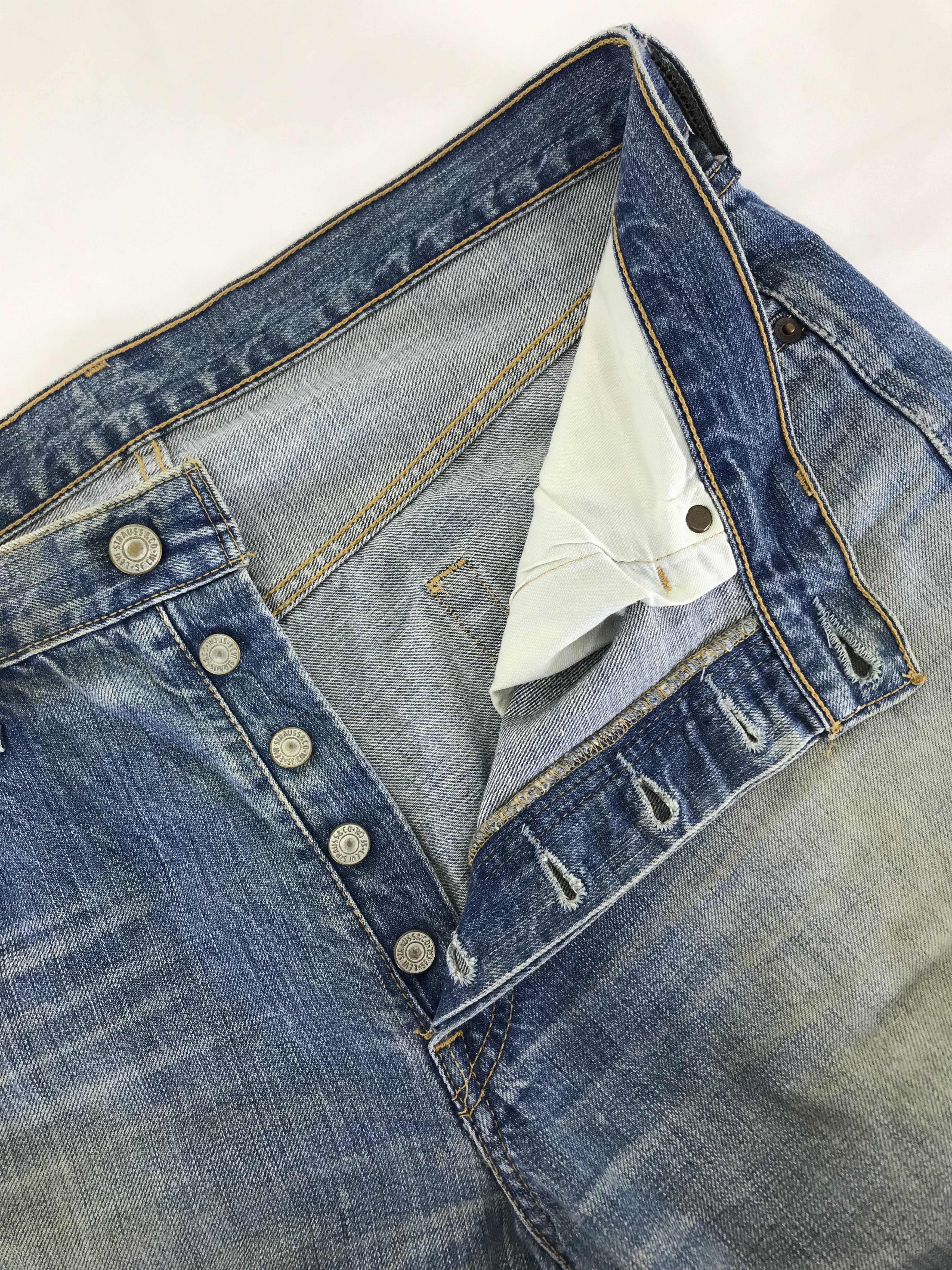 Levi's Vintage Levi's 501 Mud Wash Jeans Distressed Denim Size US 34 / EU 50 - 9 Thumbnail
