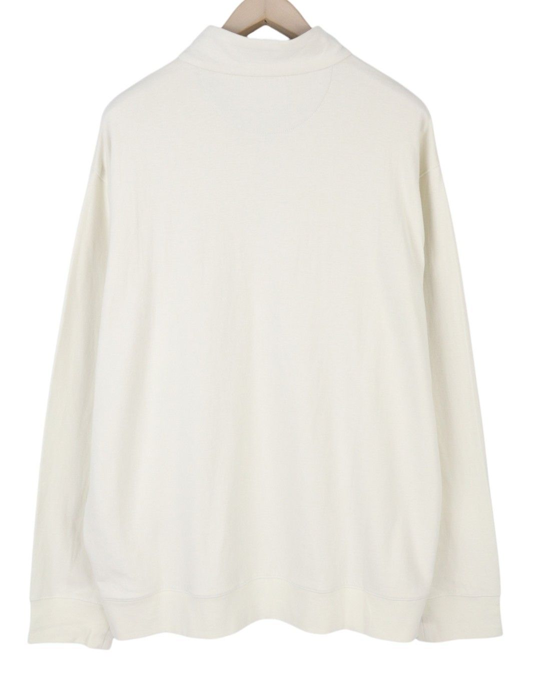 Ralph Lauren CREAM 2XL High Neck Zip Pullover Sweatshirt 86959 Size US XXL / EU 58 / 5 - 4 Thumbnail