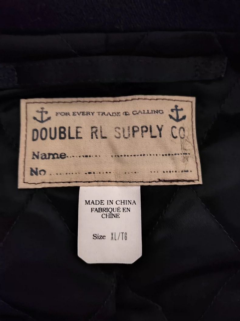 RRL Ralph Lauren RRL Ralph Lauren Wool blend woven navy coat Size US XL / EU 56 / 4 - 3 Thumbnail