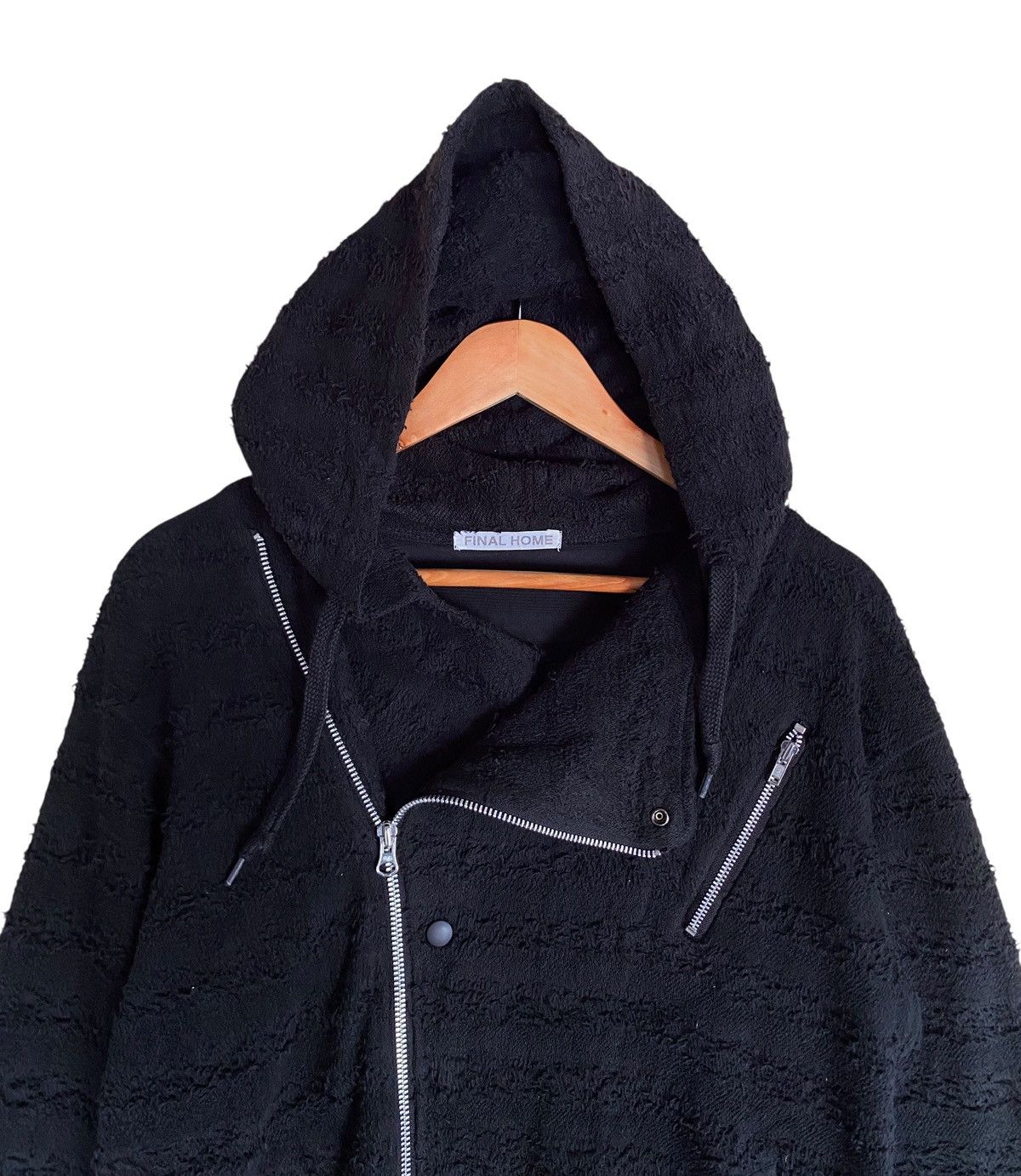 Very Rare Vintage Final Home Asymetric Zipper Hoodie 1990s