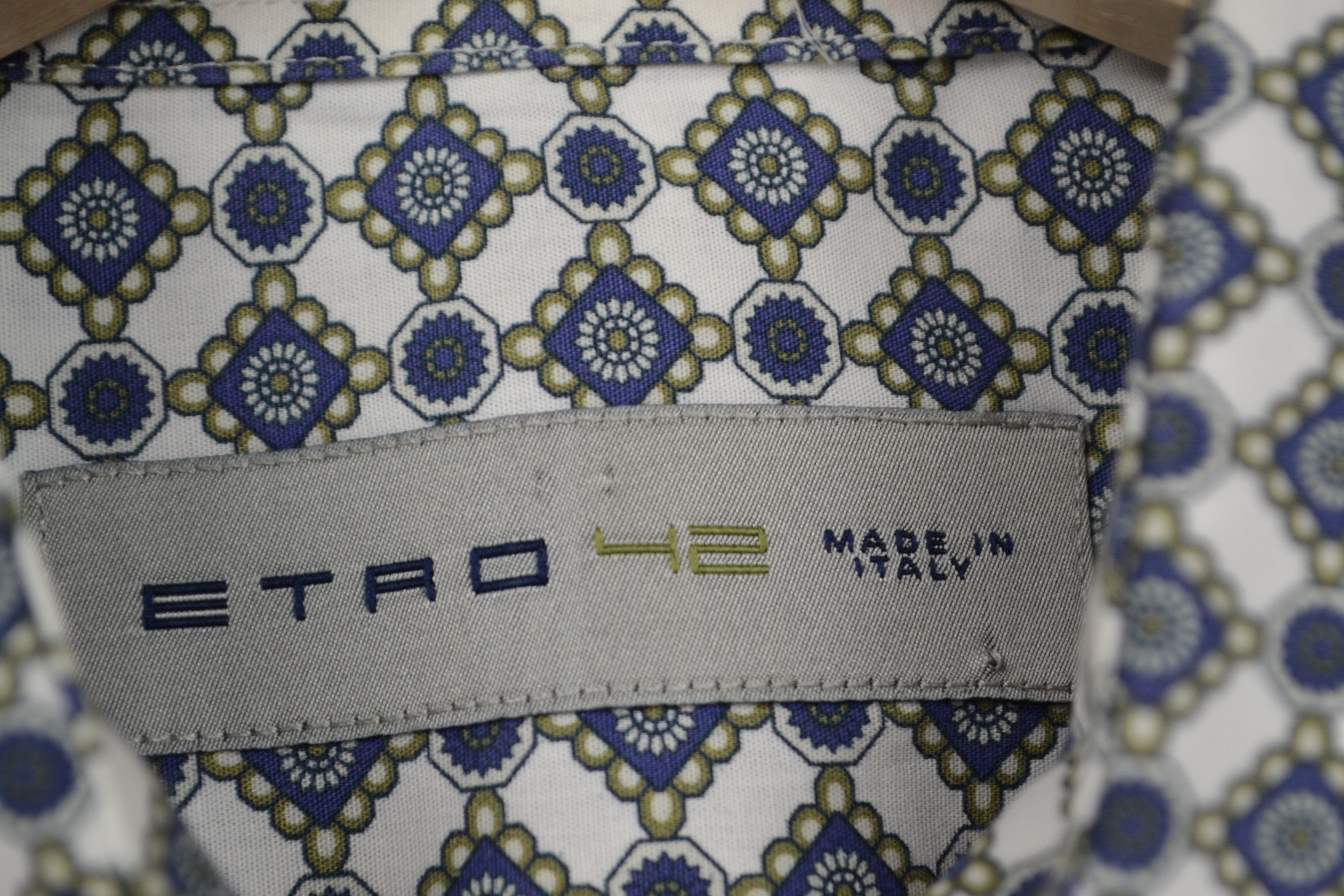 Etro Etro 42 L - XL Size Cotton Shirt Pattern Medallion Print Size US L / EU 52-54 / 3 - 4 Thumbnail