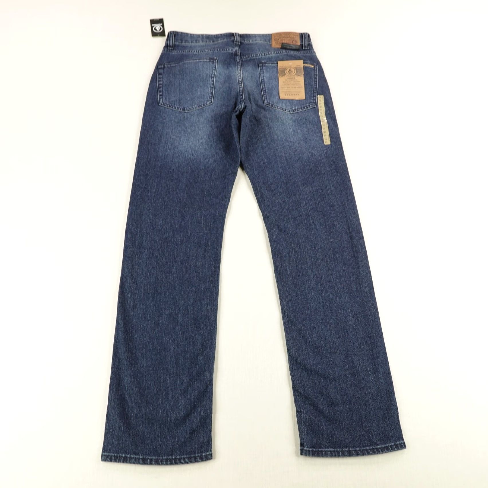 Volcom Volcom Jeans Mens 29x32 Modern Straight Leg Blue Solver Stretch Denim Skater NEW Size US 29 - 5 Thumbnail