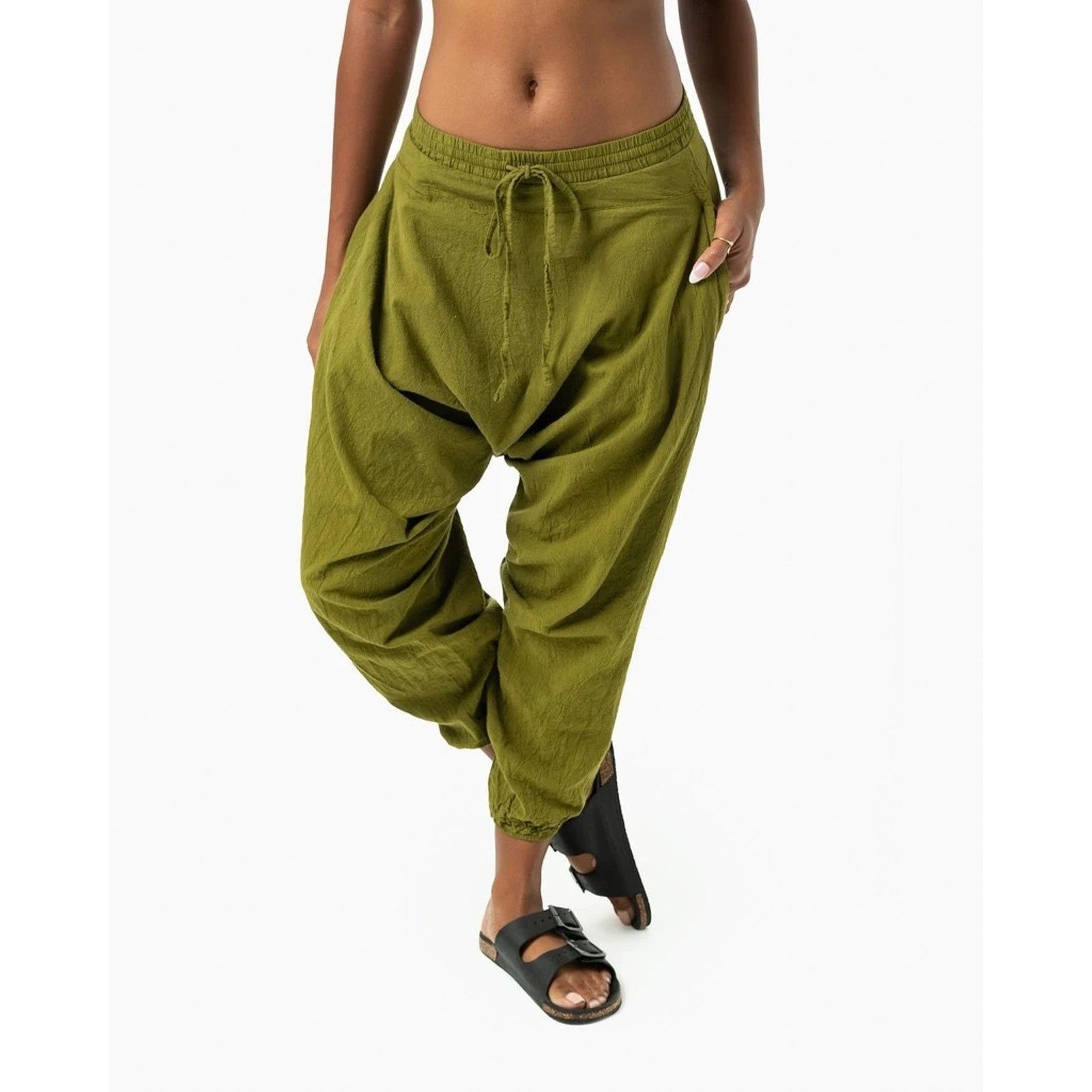 Buddha to Buddha Buddha Pants Savannah Womens Baggy Boho Dance Harem 2XS Size 26" / US 2 / IT 38 - 4 Thumbnail