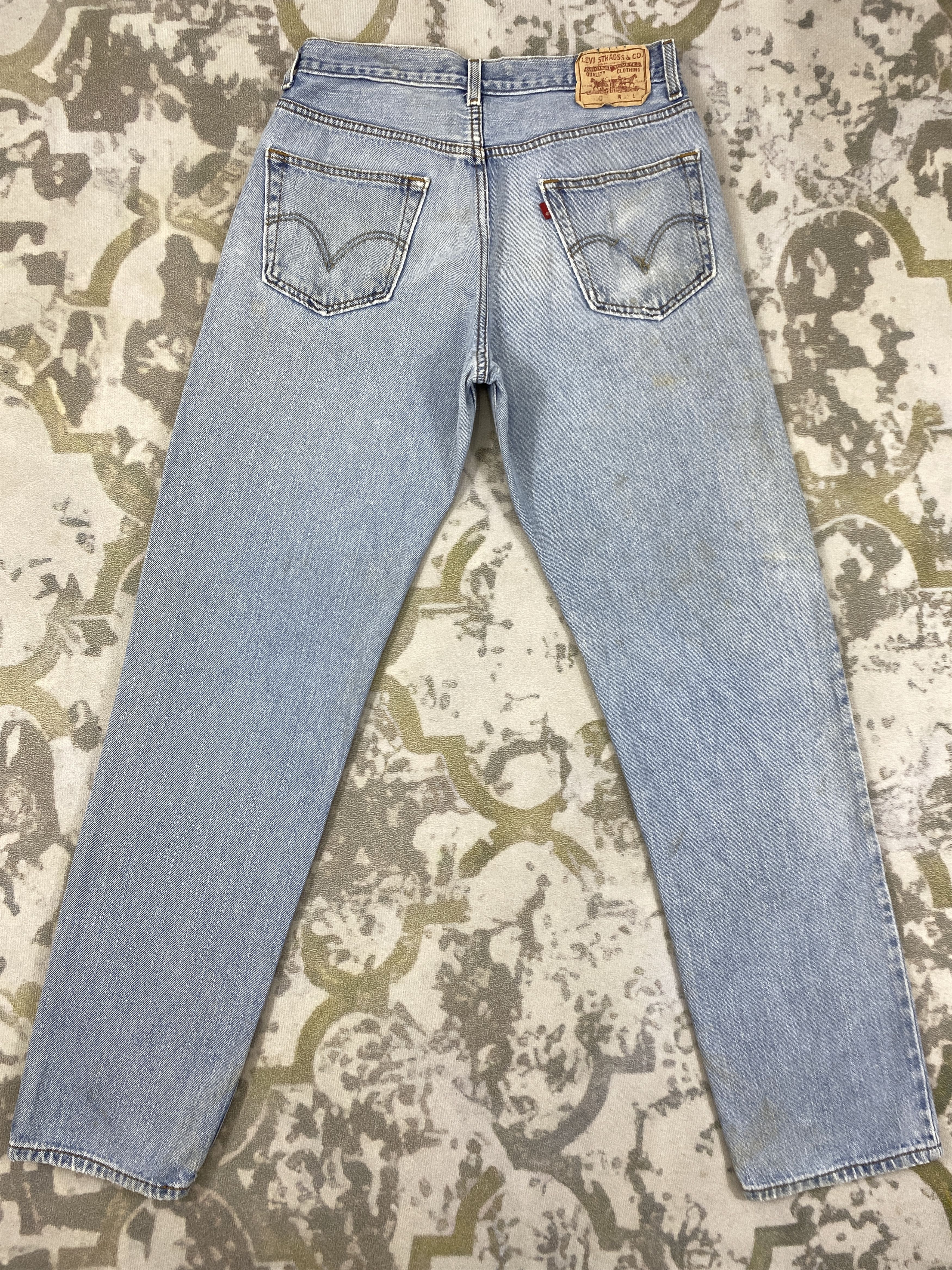 Levi's Light Wash Vintage Levi's 550 Relaxed Fit Denim -JN726 Size US 31 - 2 Thumbnail