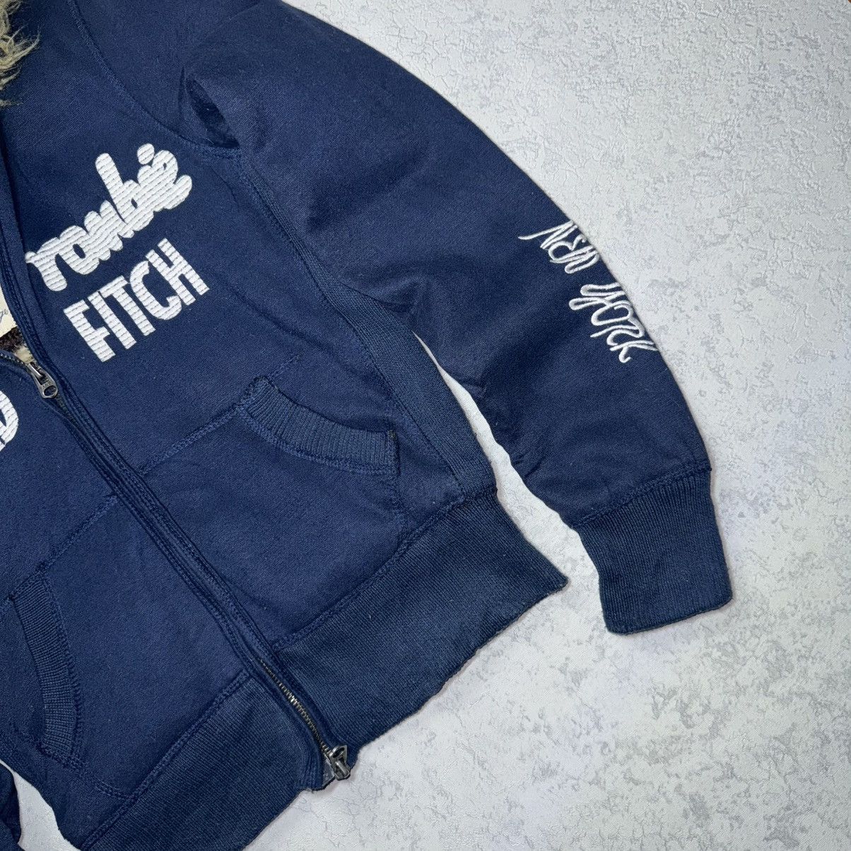 Abercrombie & Fitch Y2K Vintage Abercrombie & Fitch NY Fur Zip Hoodie Size M Size M / US 6-8 / IT 42-44 - 5 Thumbnail