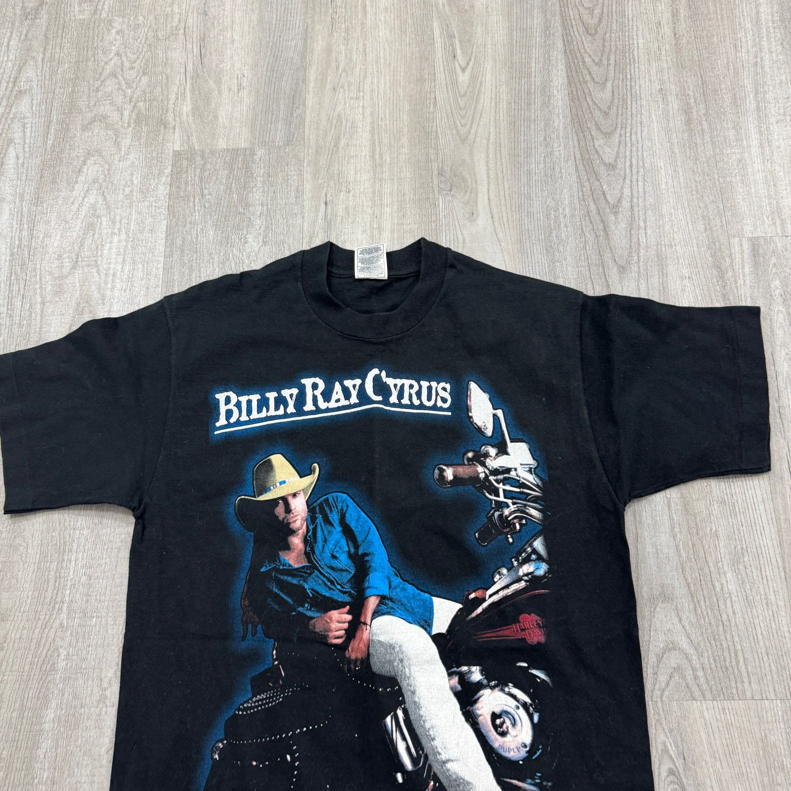 Vintage Vintage Billy Ray Cyrus Shirt Men's Medium Black 90s Size US M / EU 48-50 / 2 - 2 Thumbnail