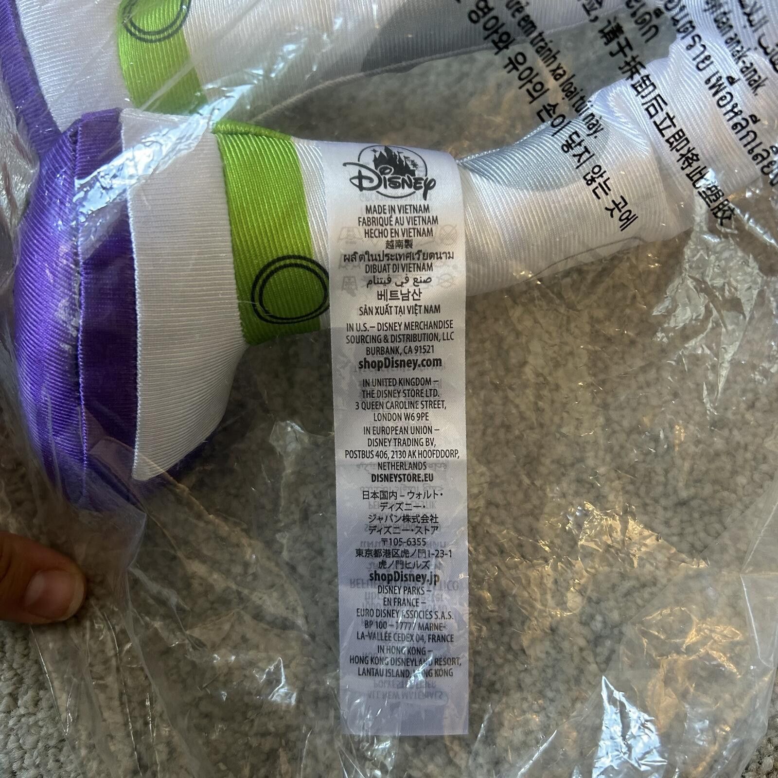 Disney 16” Buzz Lightyear Official Disney Never opened NWT!! Size ONE SIZE - 4 Thumbnail