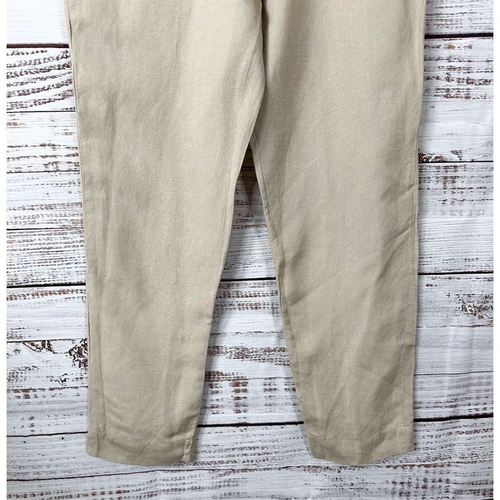 & Other Stories & Other Stories Paris Atelier Casual Pants Cream Size 6 Size 28" / US 6 / IT 42 - 3 Thumbnail