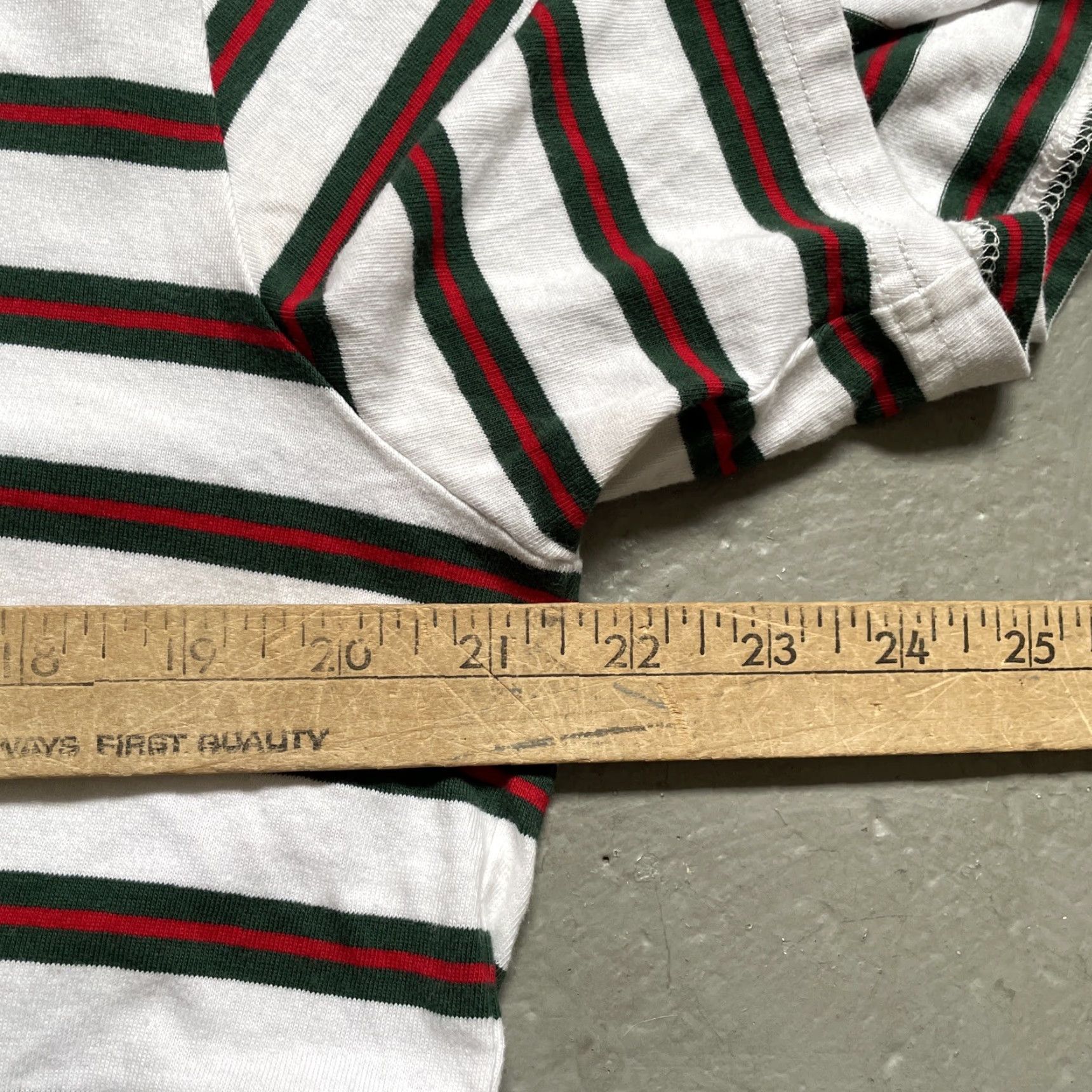 Carhartt Wip Carhartt WIP Oakland T-Shirt Border Stripe Surf Skate Street L Unisex Adults Multicolor Striped 90s Christmas Theme Mens Women Boys Girls Size US L / EU 52-54 / 3 - 3 Thumbnail