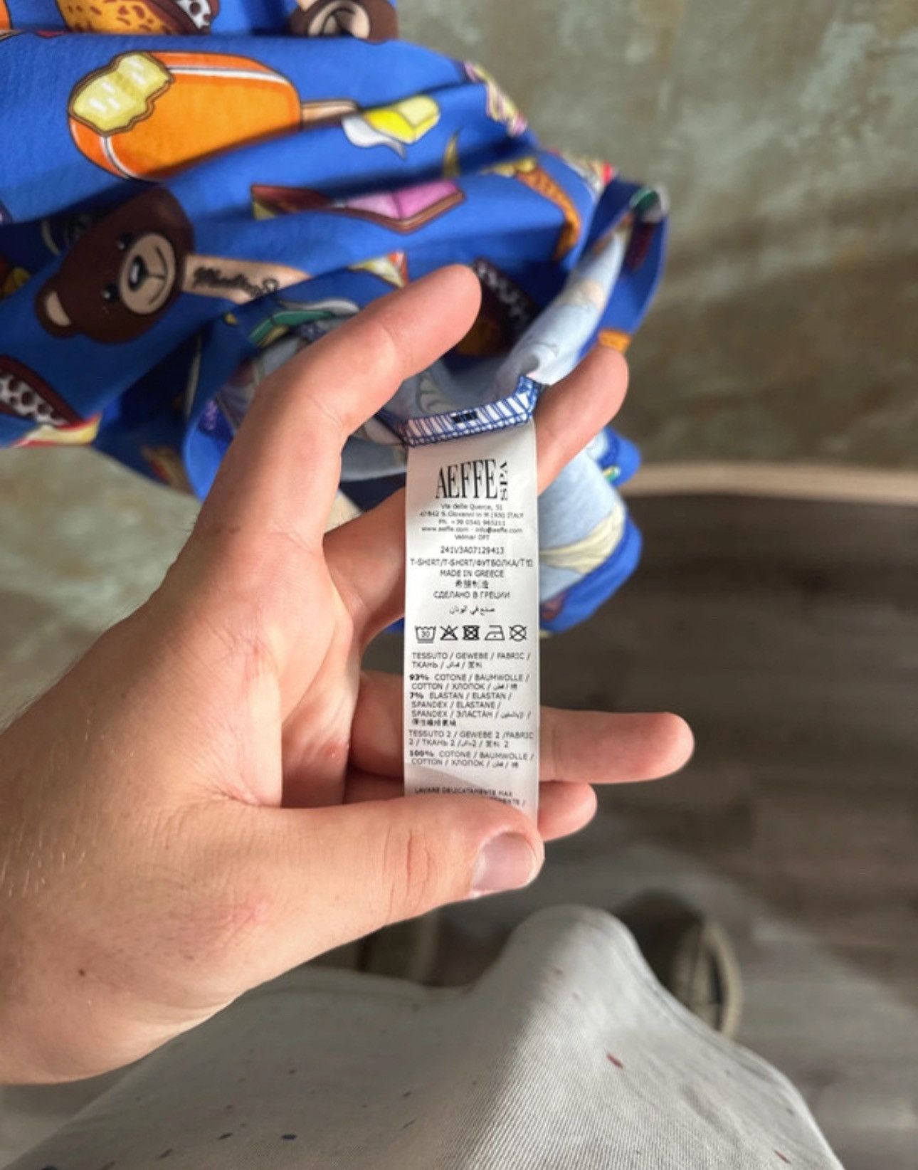 Moschino Moschino Food Tee Size US XL / EU 56 / 4 - 2 Thumbnail