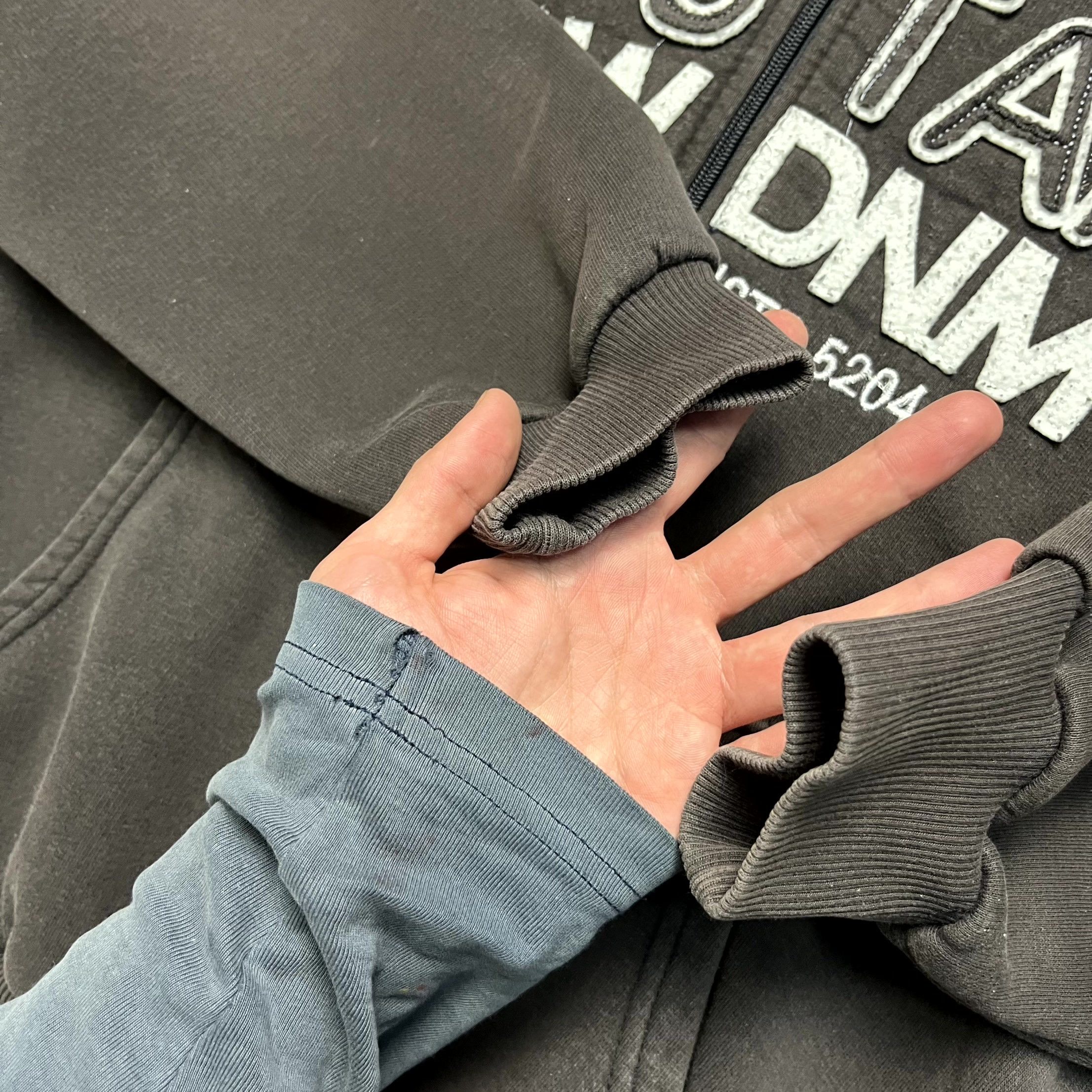 G-Star Y2K G-Star Raw Full Zip Big Logo Brown Hoodie Size L Size US L / EU 52-54 / 3 - 8 Thumbnail