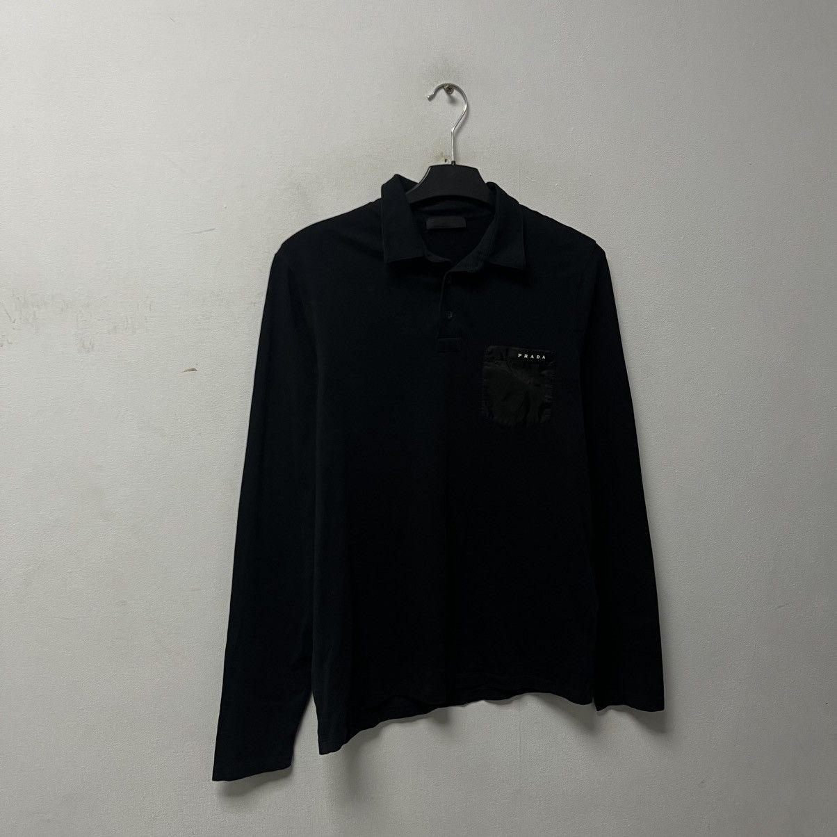 Prada Prada Red Tab Polo Longsleeve Size US M / EU 48-50 / 2 - 3 Thumbnail