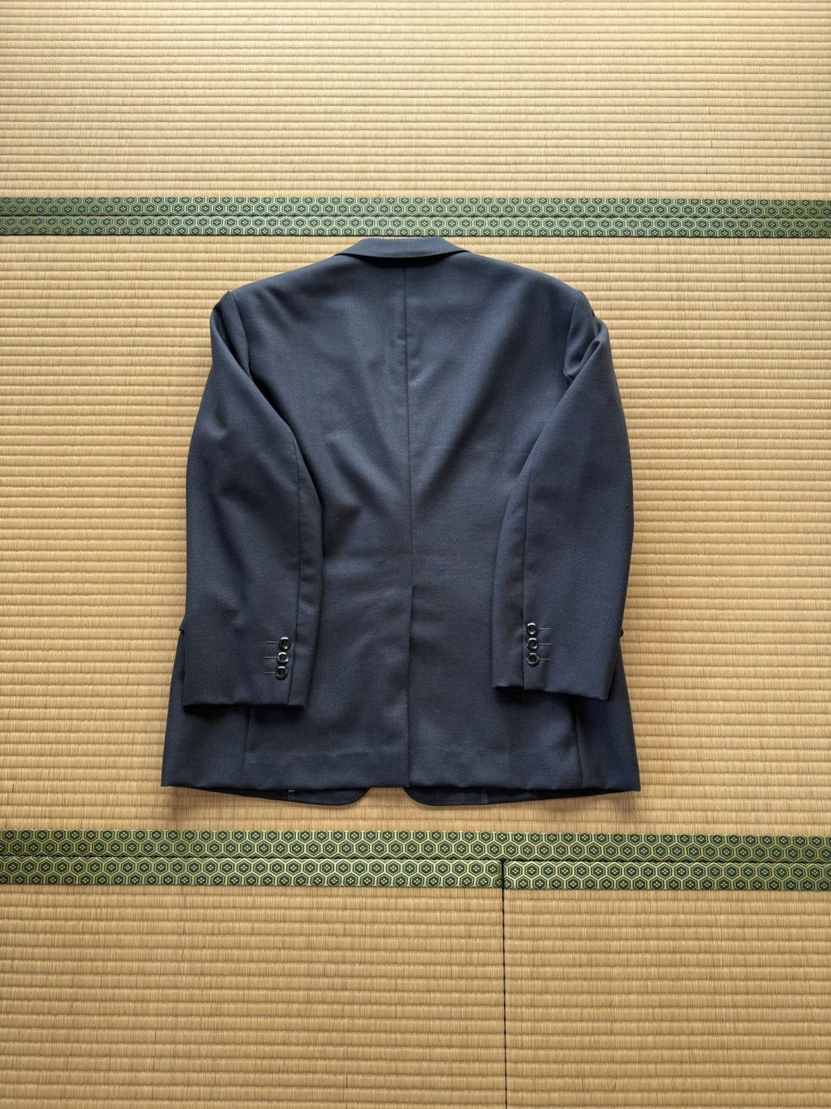 Other Vintage Deep Navy Wool Set-Up by Ikeda Tailor Shop Size 38R - 9 Thumbnail