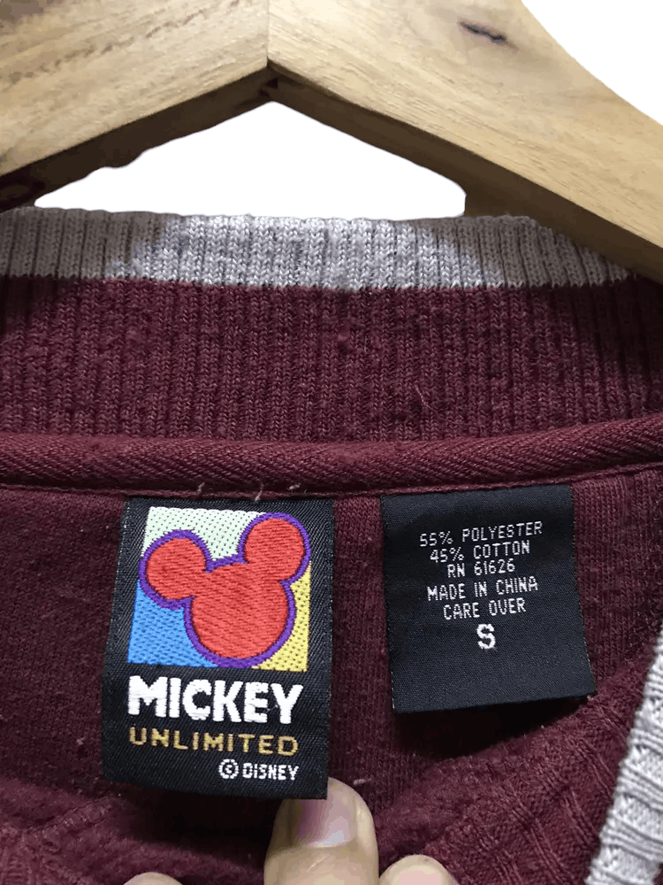 Mickey Unlimited Vintage 90's Mickey Unlimited by Velva Sheen Sweatshirts Size US S / EU 44-46 / 1 - 6 Thumbnail
