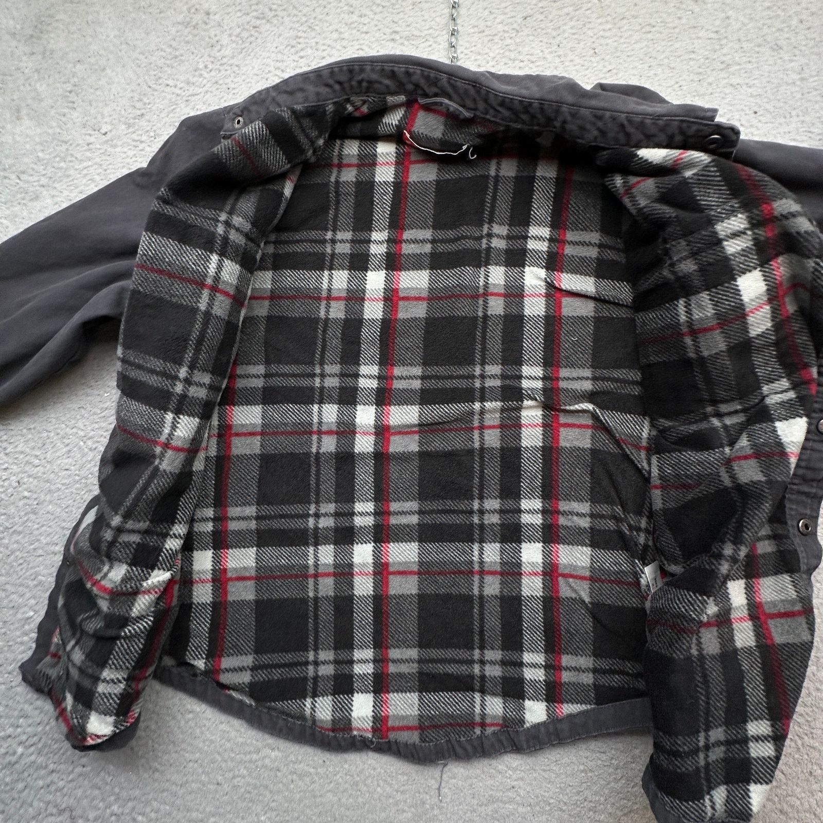 Other American Outdoorsman Canvas Shirt Medium Plaid Fleece Lined Size US M / EU 48-50 / 2 - 10 Thumbnail