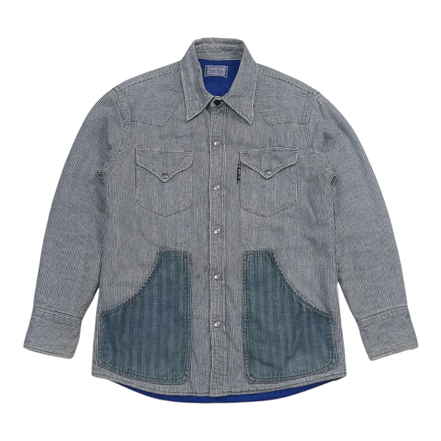 Blue Blue Japan Blue Blue Japan - Wabash Quilted Hickory Jacket Size US S / EU 44-46 / 1 - 1 Thumbnail