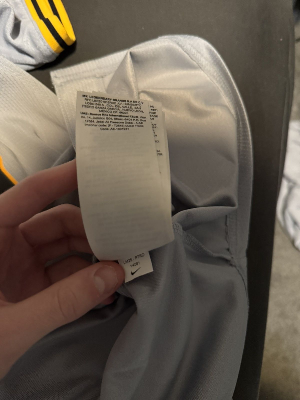Nike Paul Skenes Pittsburgh Pirates Nike Road Limited Player Size US M / EU 48-50 / 2 - 8 Thumbnail