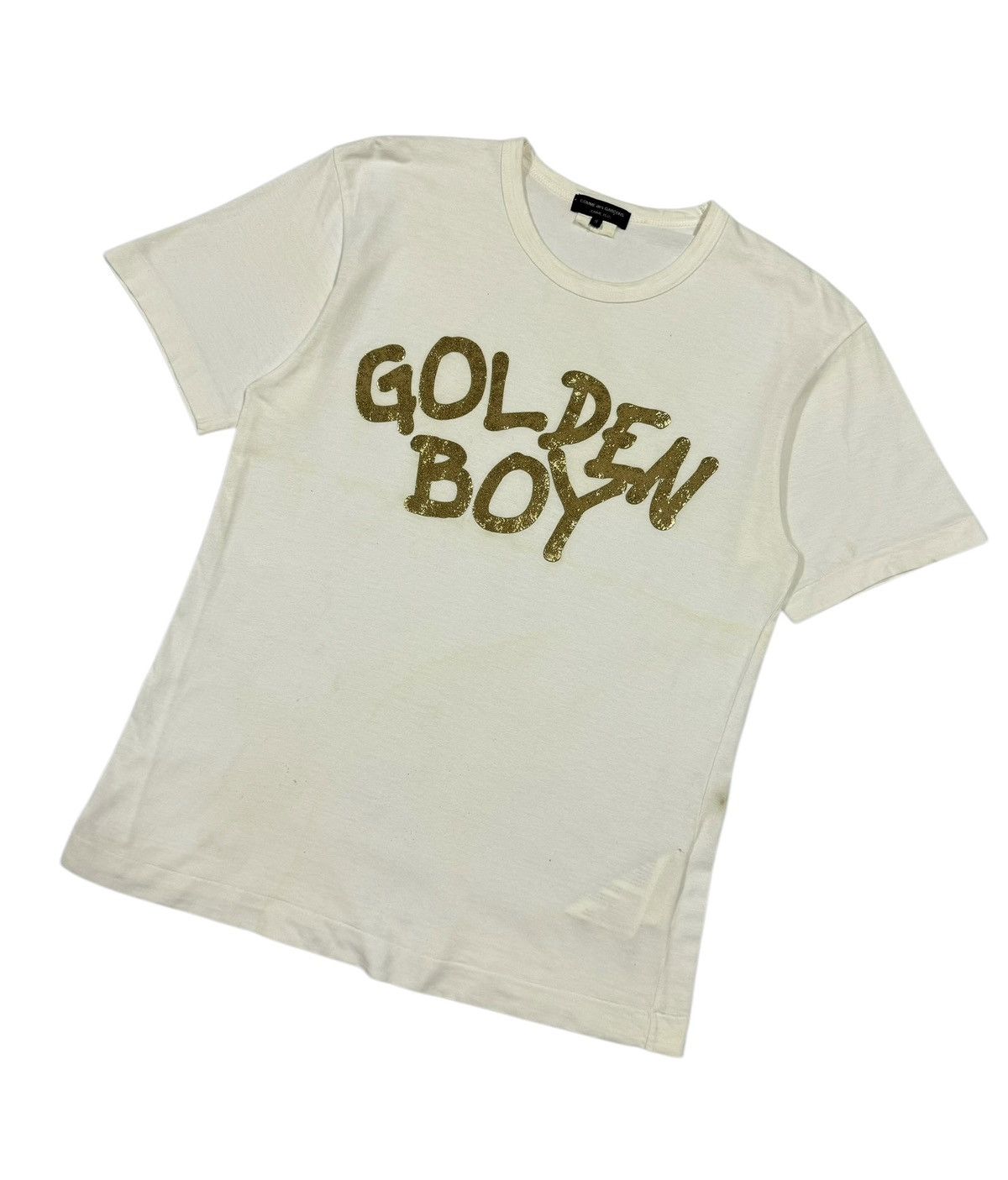 Comme des Garcons Homme × Comme des Garcons Homme Plus SS2007 Comme Des Garcons Homme Golden Boy Glitter Printed Size US S / EU 44-46 / 1 - 7 Thumbnail