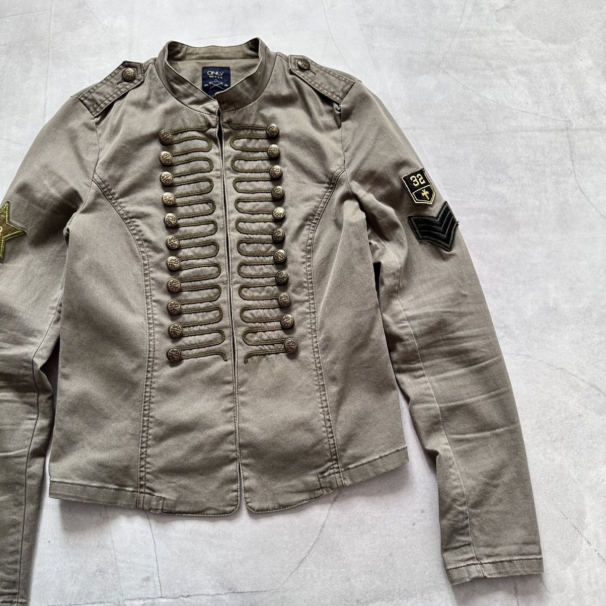 Hysteric Glamour × Undercover 00s Napoleon Military Jacket Punk PPFM Balmain Vibe Size S / US 4 / IT 40 - 2 Thumbnail