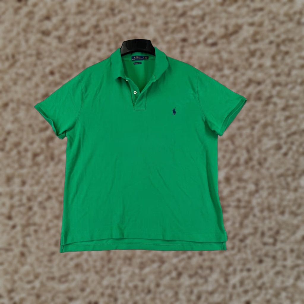 Ralph Lauren Polo Ralph Lauren Polo Shirt Men Large Green Classic Fit 100% Cotton READ Size US L / EU 52-54 / 3 - 1 Thumbnail
