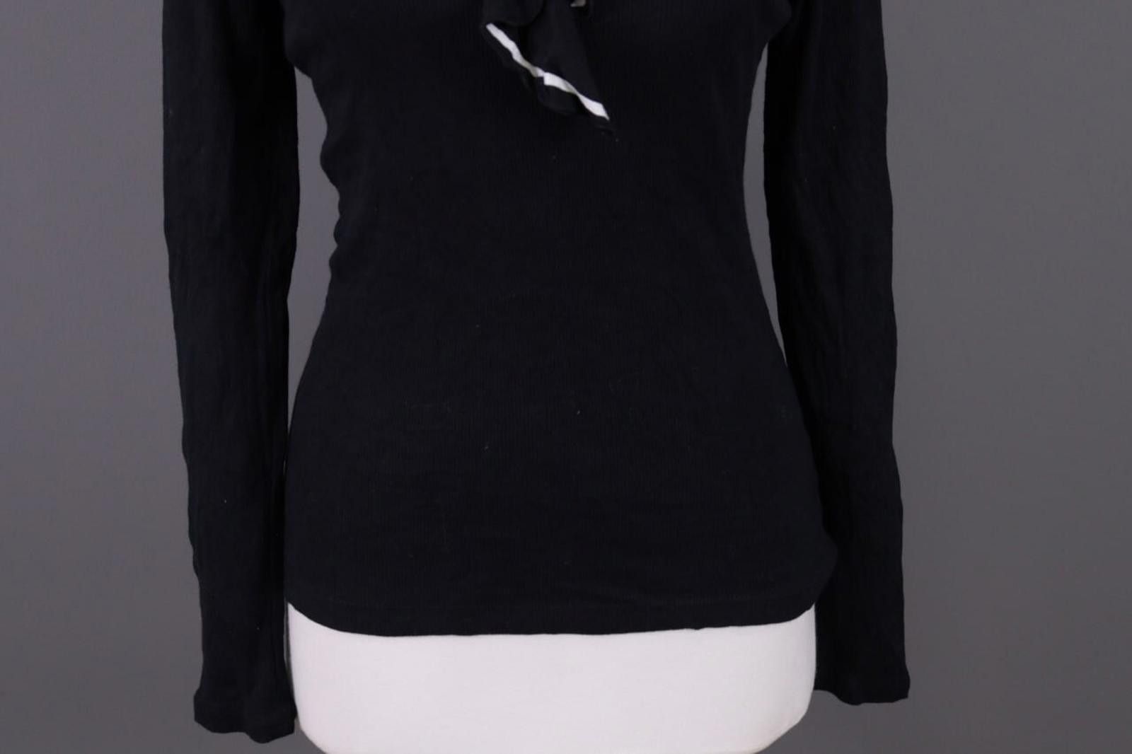 Lauren Ralph Lauren Lauren Ralph Lauren Black Long Sleeve Top Shirt Size XS Size XS / US 0-2 / IT 36-38 - 3 Thumbnail