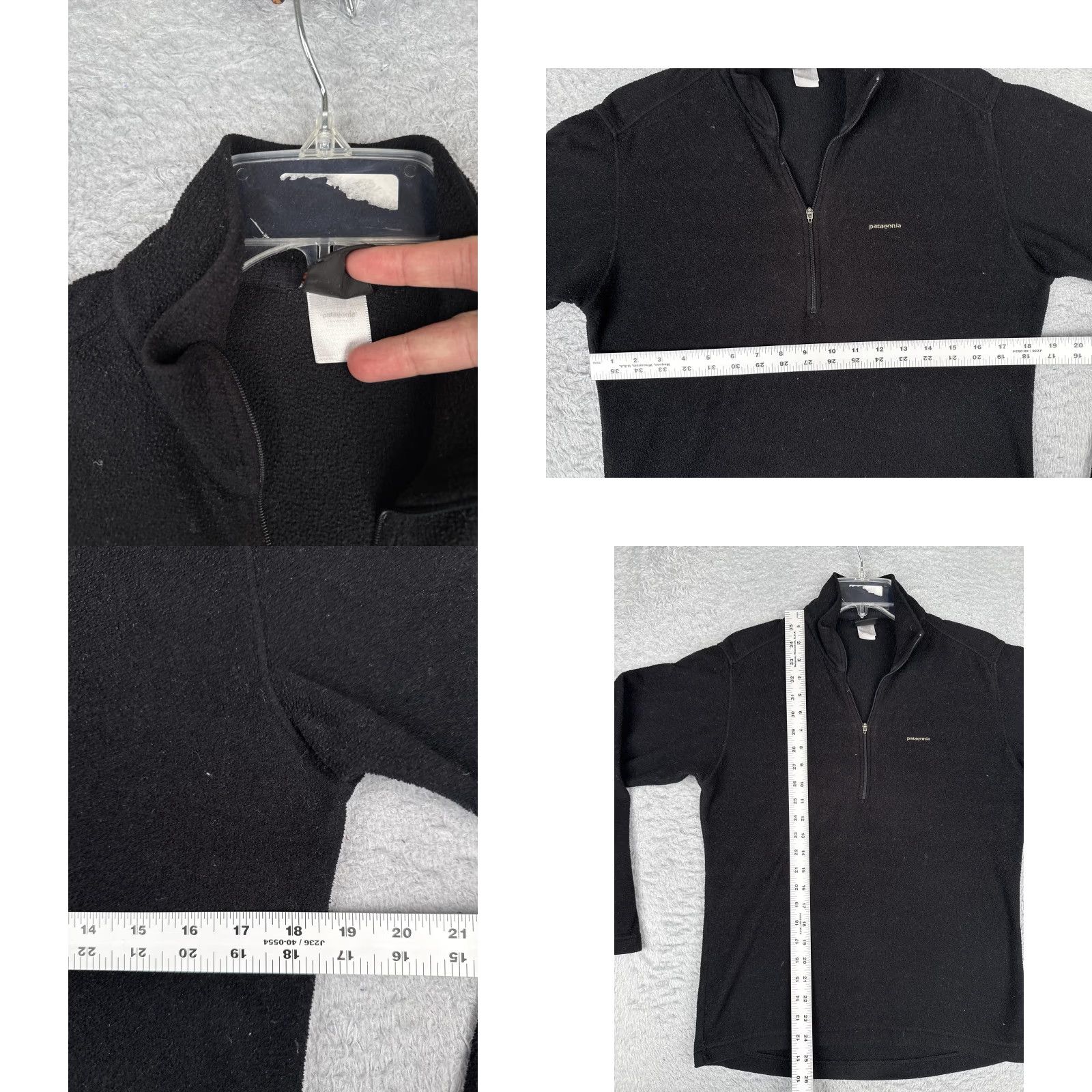 Patagonia Patagonia Sweater Mens Small Black Fleece 1/4 Zip Capilene Pullover Top Size US S / EU 44-46 / 1 - 8 Thumbnail