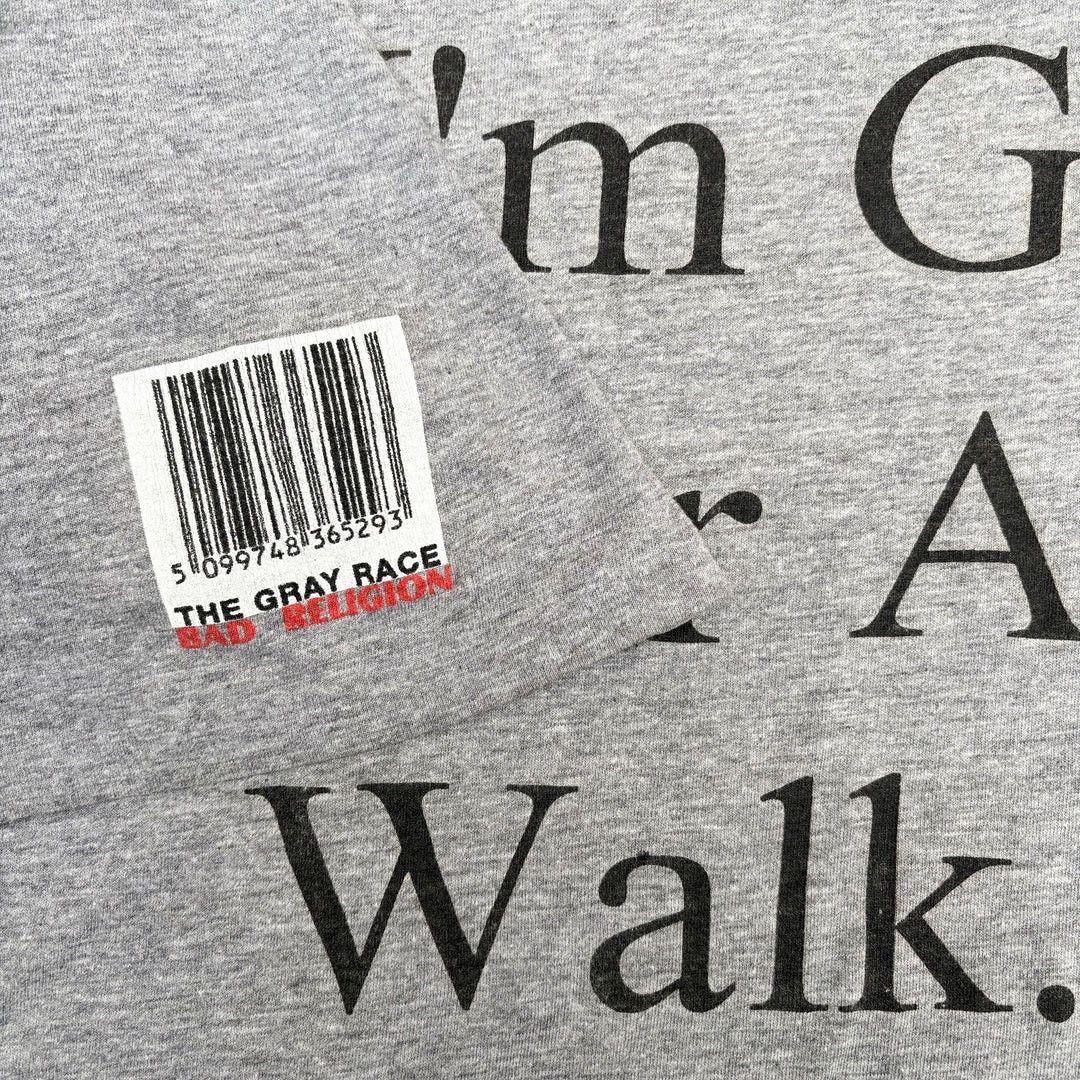 Band Tees × Vintage Bad Religion 1996 90s Vintage Grey Race Going Walk T-Shirt Size US XXL / EU 58 / 5 - 3 Thumbnail