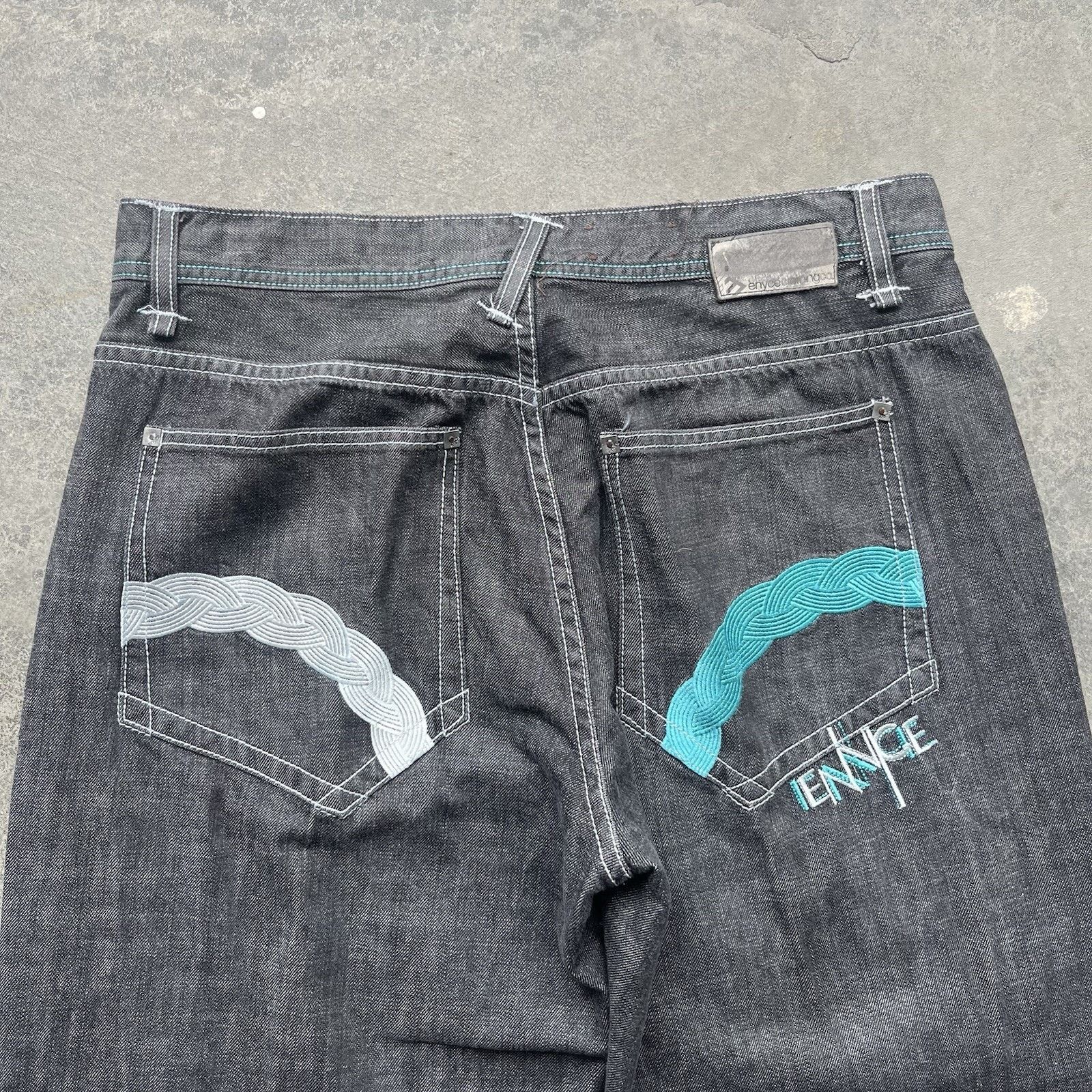 Enyce Vintage Black Enyce Baggy Y2K Jeans Men’s 34 X 30 Jnco Style Size US 34 / EU 50 - 2 Thumbnail